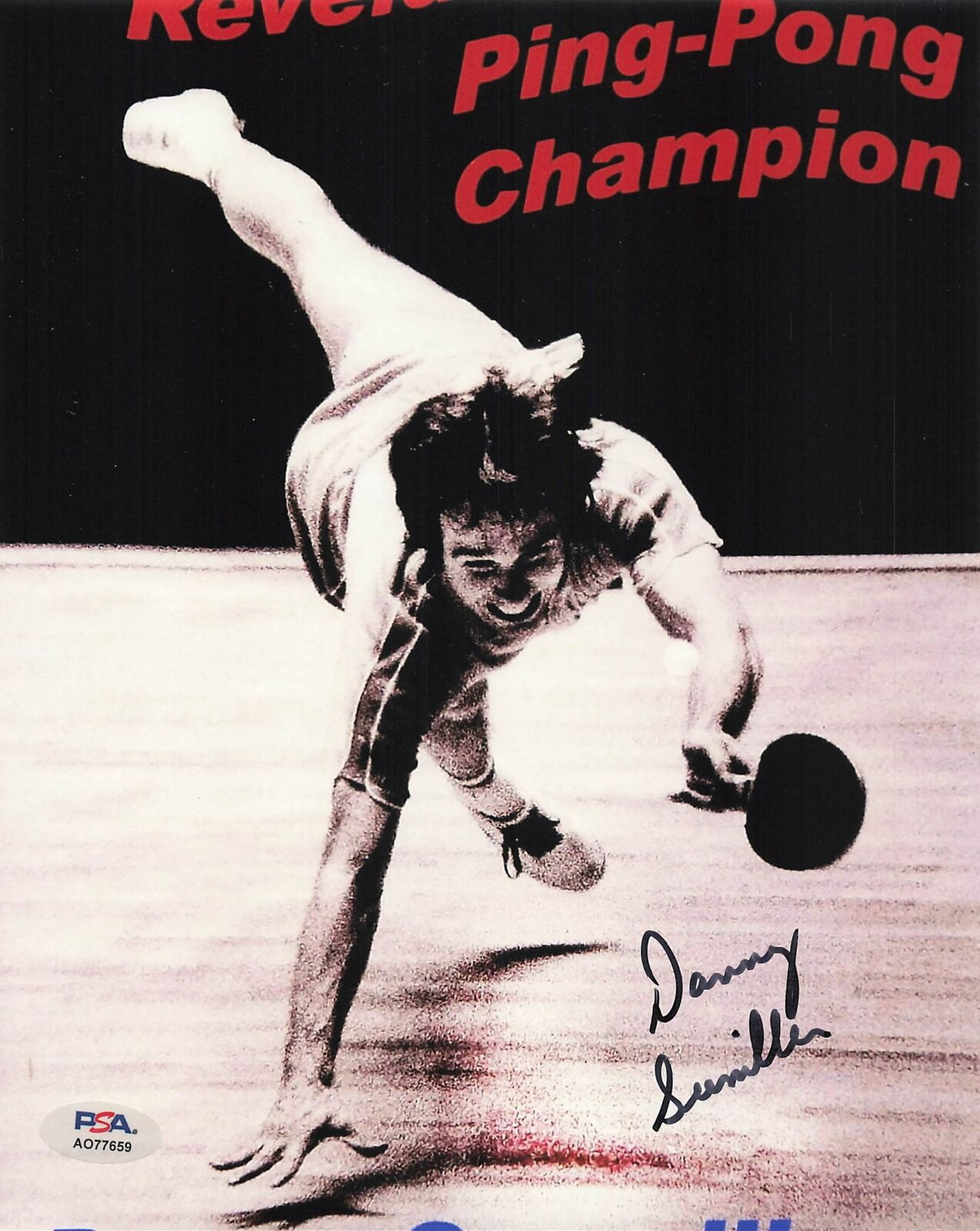 Danny Seemiller signed 8x10 photo PSA/DNA Autographed Ping Pong