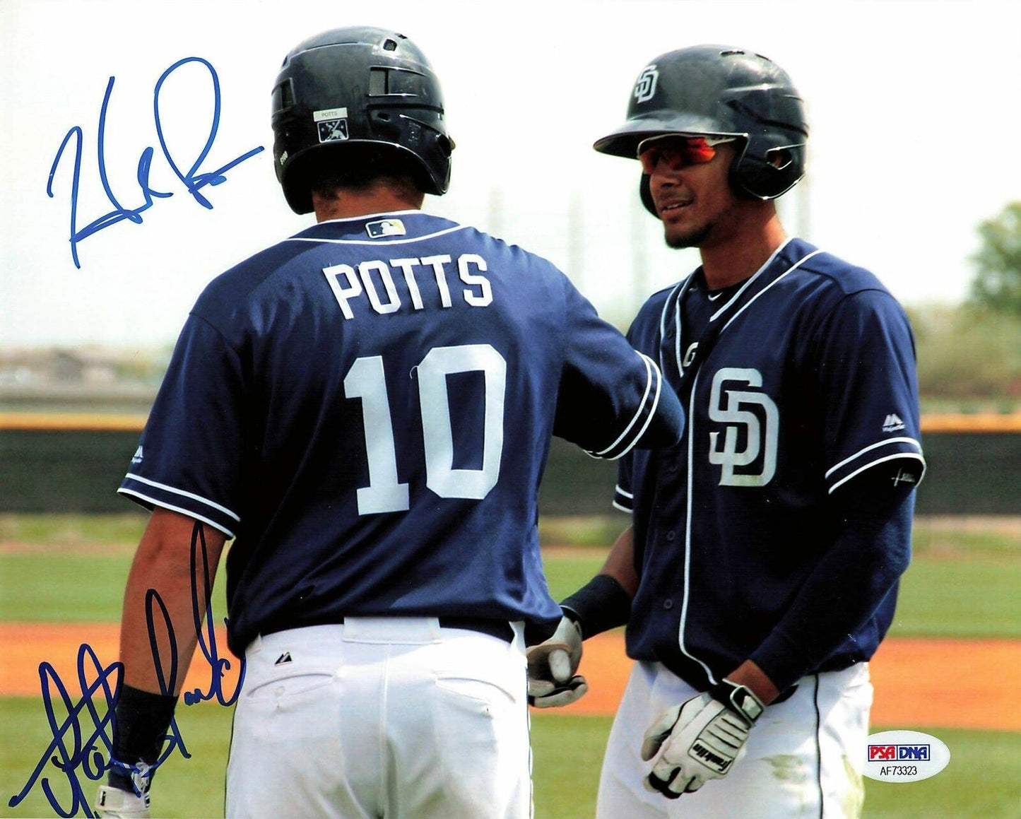 FERNANDO TATIS JR. Hudson Potts signed 8x10 photo PSA/DNA San Diego Padres Auto