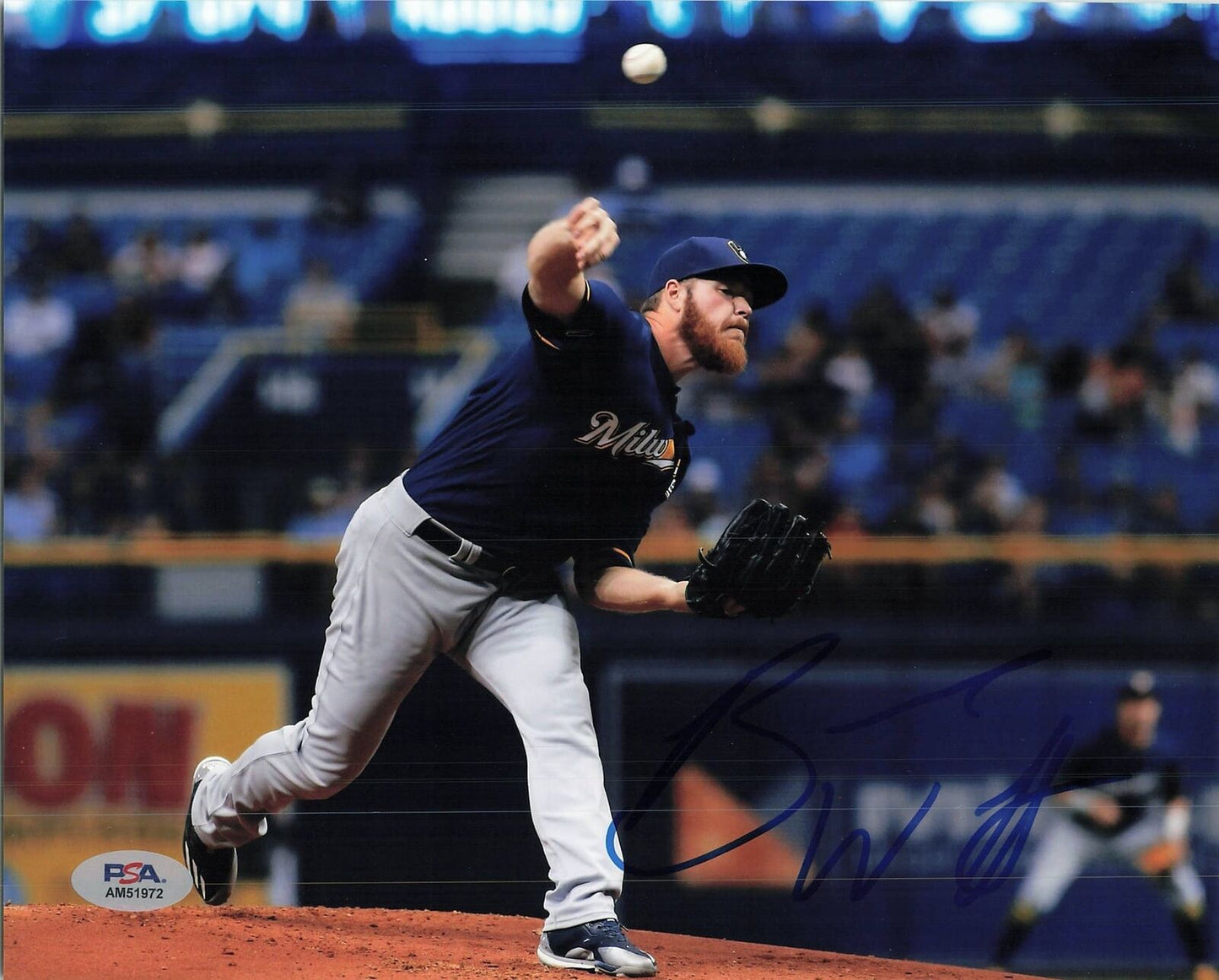 BRANDON WOODRUFF signed 8x10 photo PSA/DNA Milwaukee Brewers Autographed