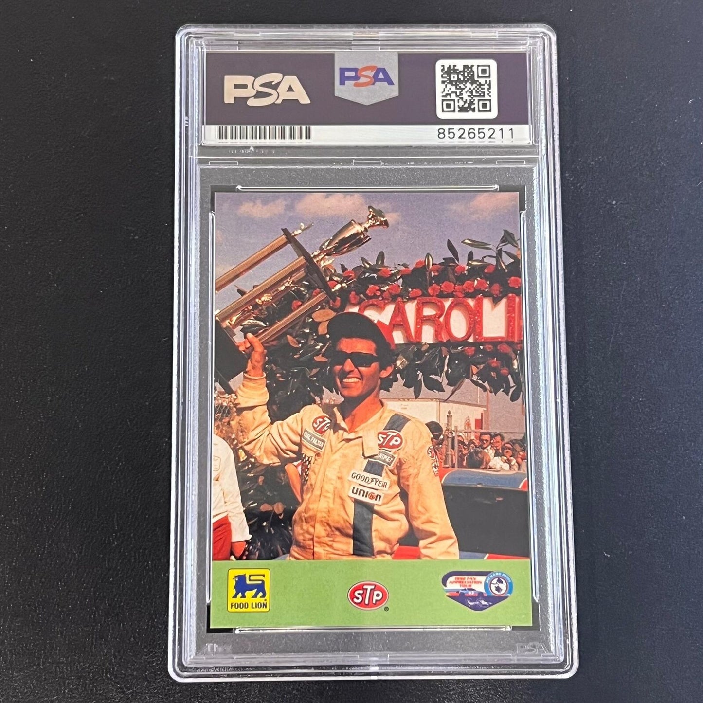 1992 Food Lion Racing #7 Richard Petty Signed Card AUTO PSA Slabbed Nascar