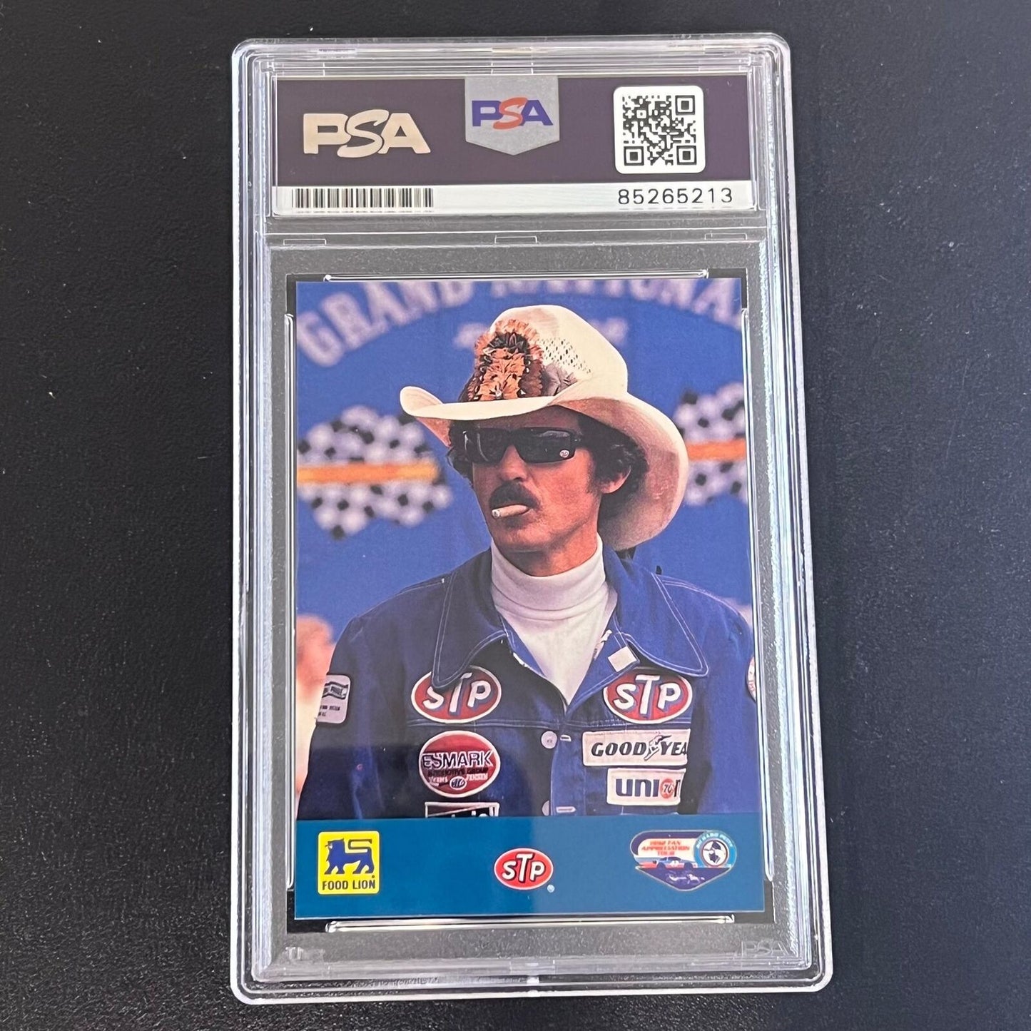 1992 Food Lion Racing #12 Richard Petty Signed Card AUTO PSA Slabbed Nascar