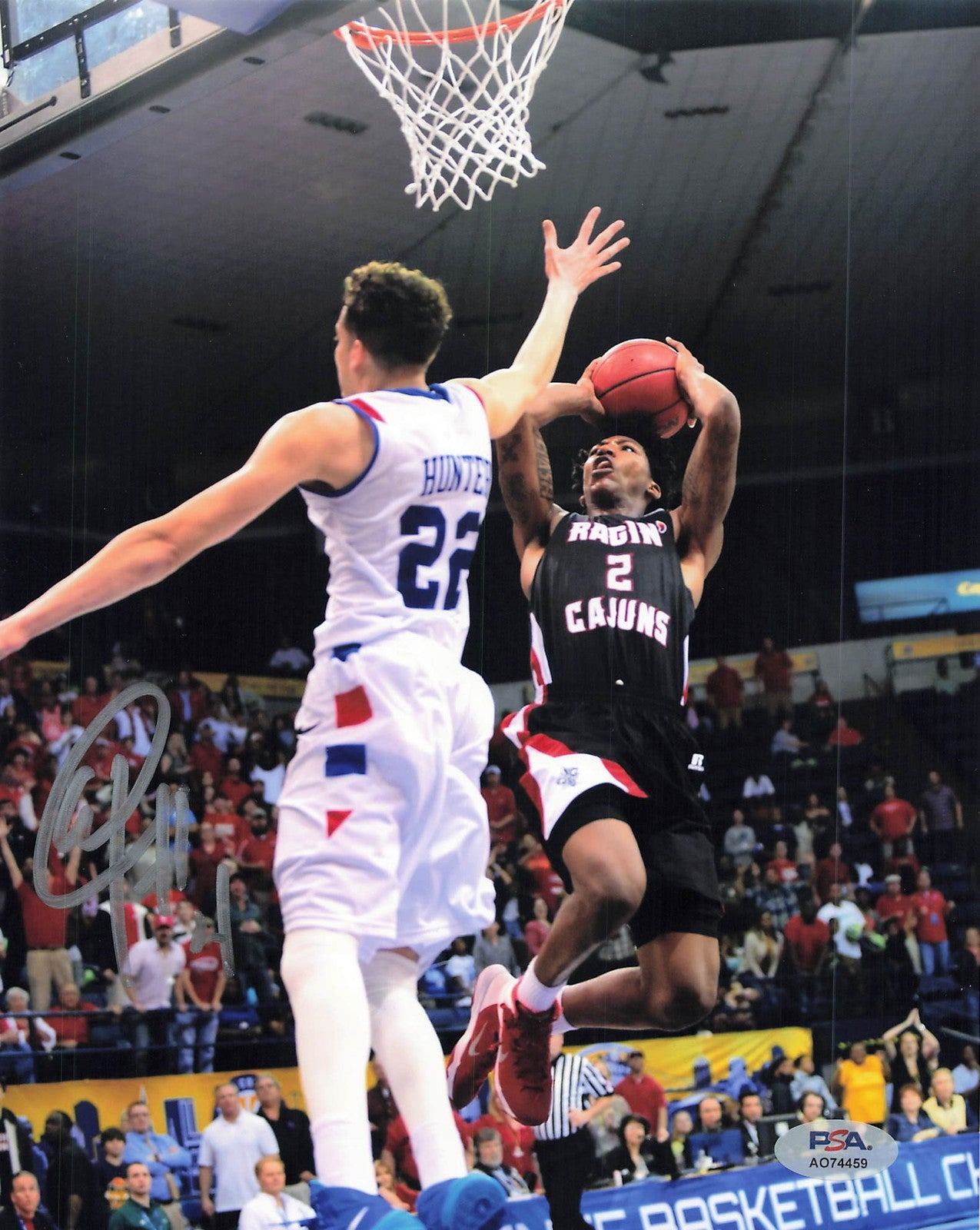 Elfrid Payton Signed 8x10 Photo PSA Louisiana-Lafayette Ragin' Cajuns