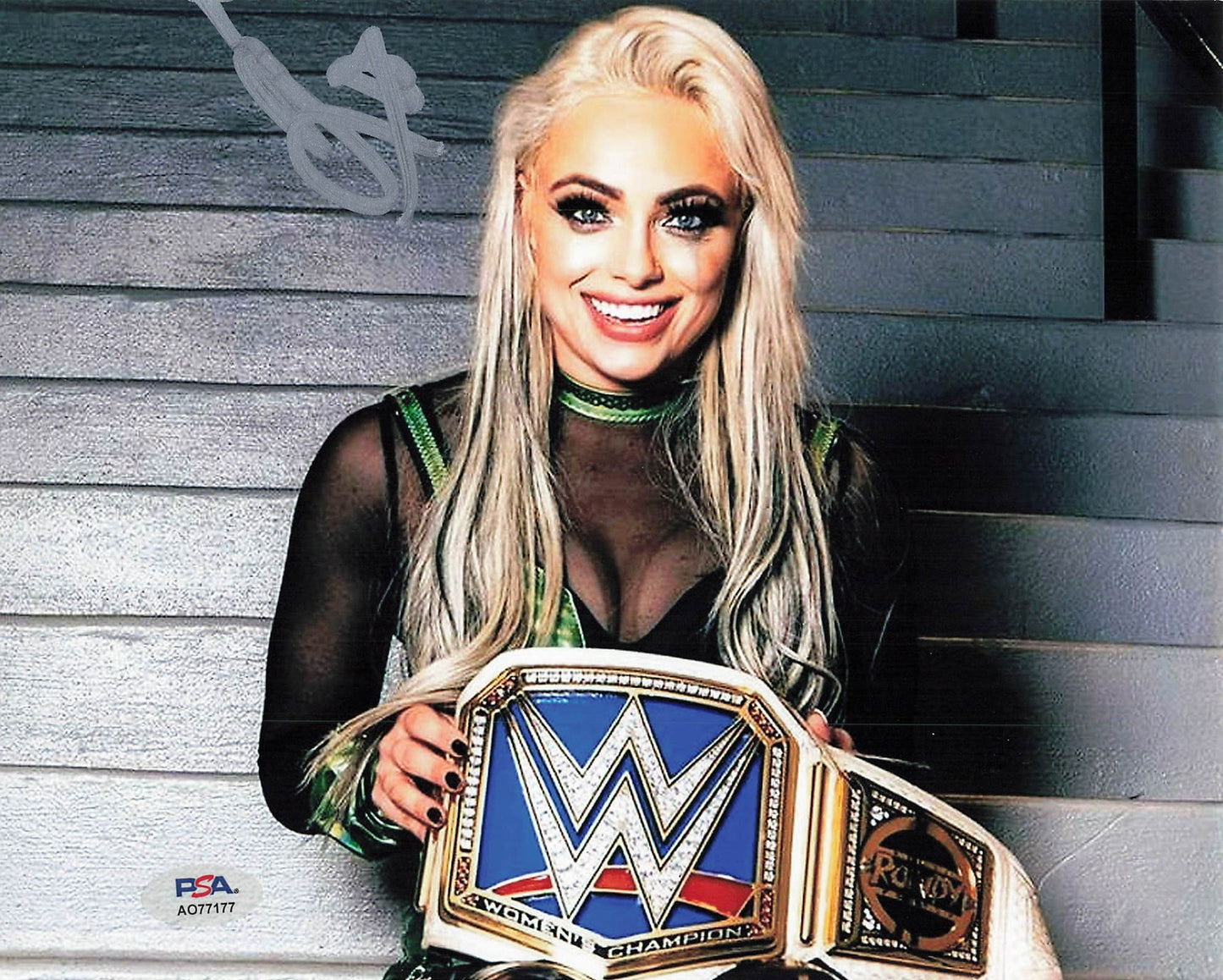 Liv Morgan Signed photos PSA Wrestling