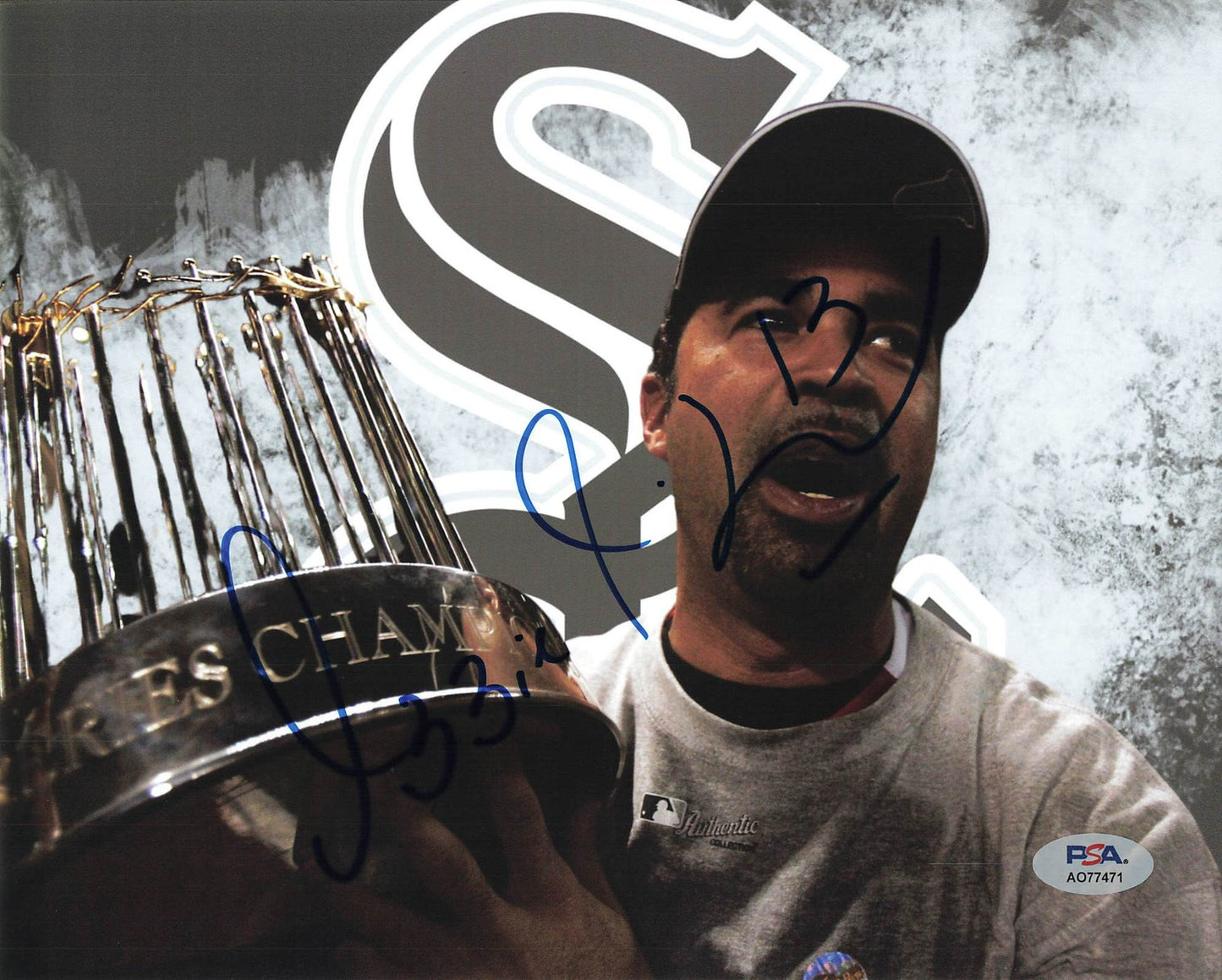 Ozzie Guillen Signed 8x10 Photo PSA Chicago White Sox