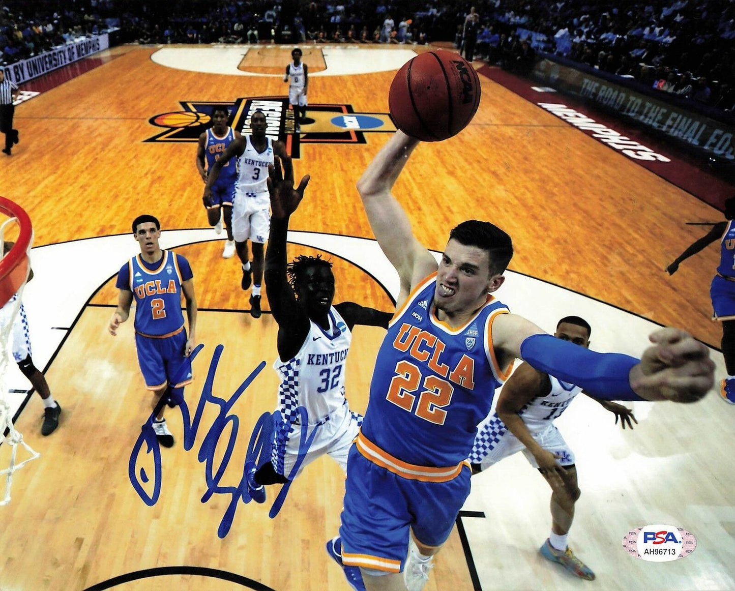 TJ Leaf Signed 8x10 Photo PSA/DNA Indiana Pacers Autographed UCLA Bruins