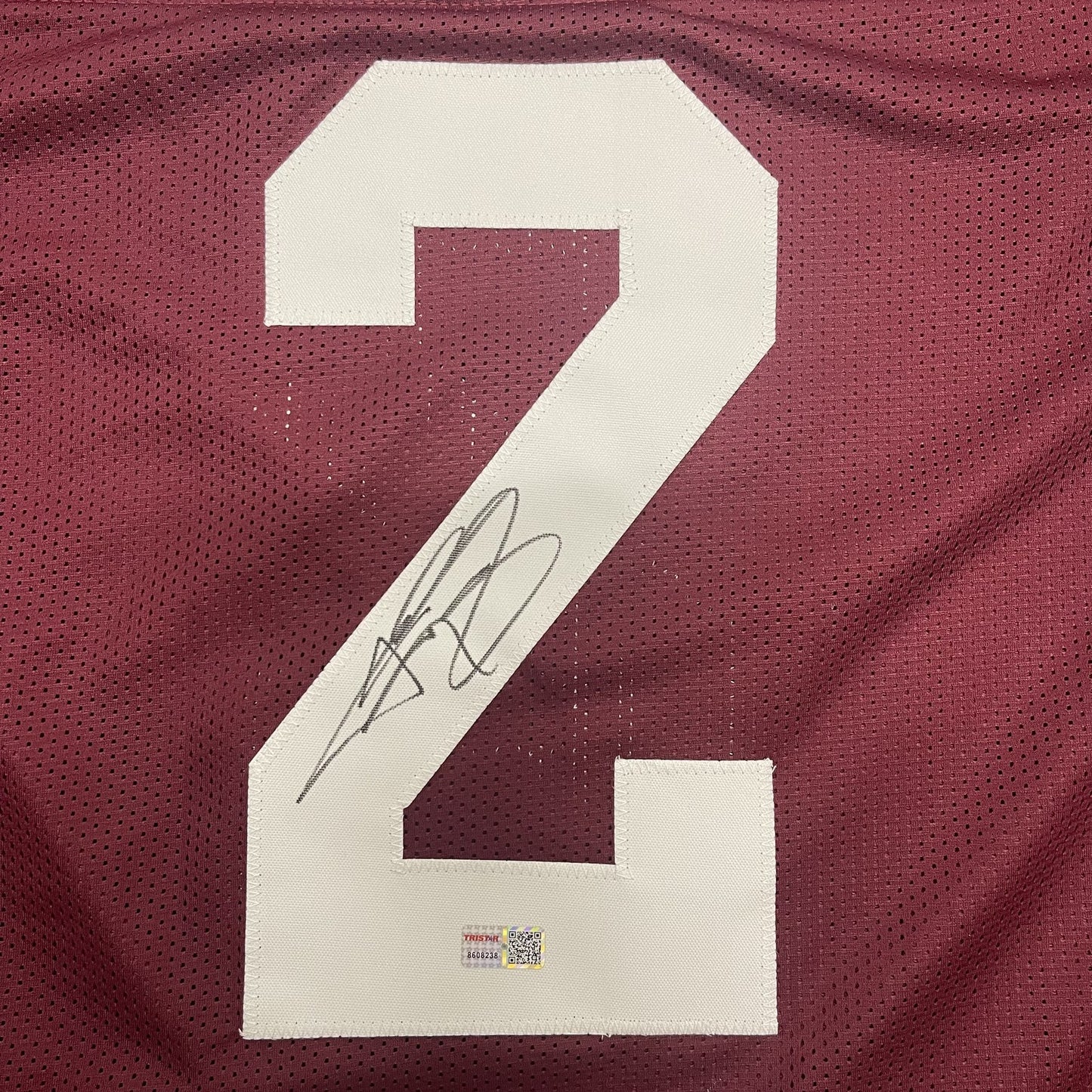 Johnny Manziel Signed Jersey Tristar Texas A&M Aggies
