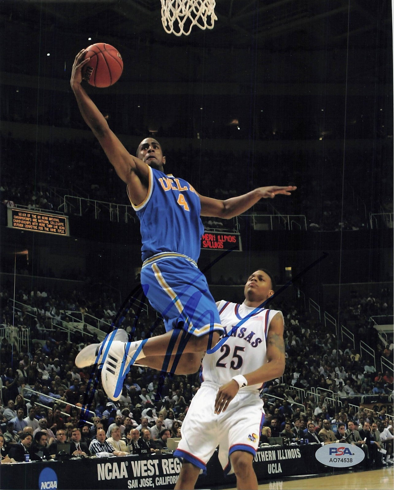 Aaron Afflalo Signed Photo PSA UCLA Bruins
