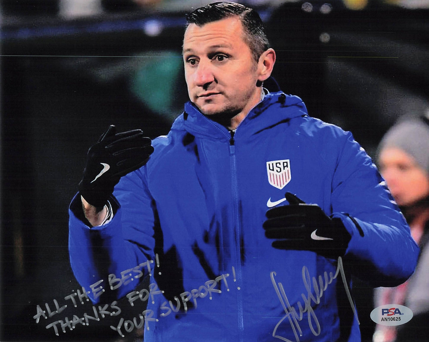 Vlatko Andonovski signed 8x10 photo PSA/DNA Autographed