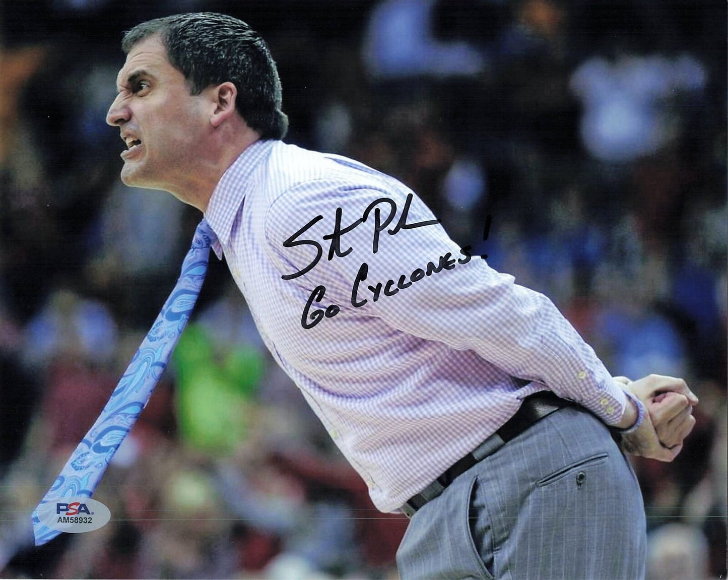 Steve Prohm signed 8x10 photo PSA/DNA Iowa State Cyclones Autographed