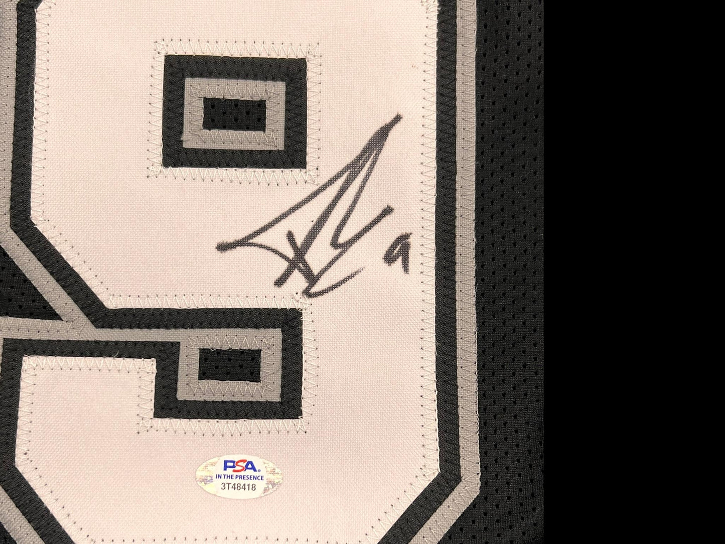 Tony Parker signed jersey PSA/DNA San Antonio Spurs Autographed