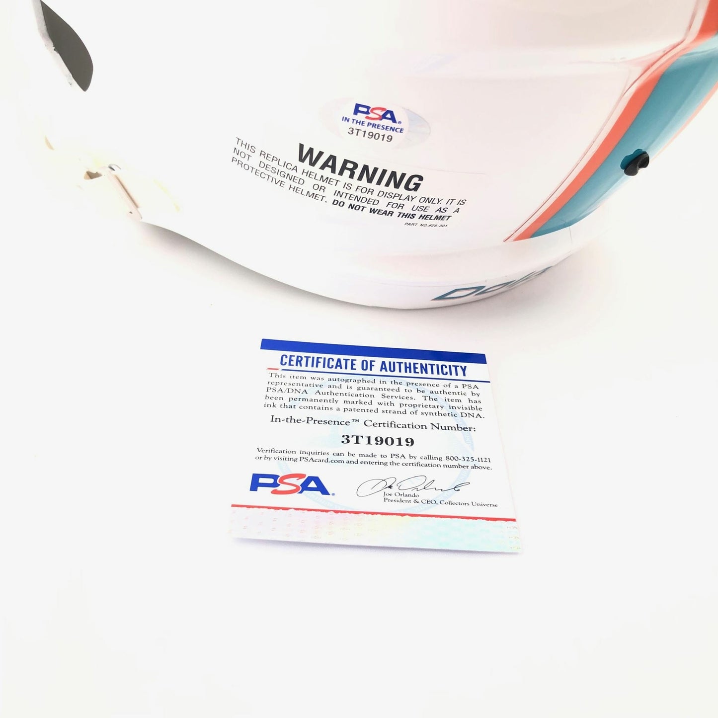 Jevon Holland Signed Full Size Speed Replica Helmet PSA/DNA Miami Dolphins