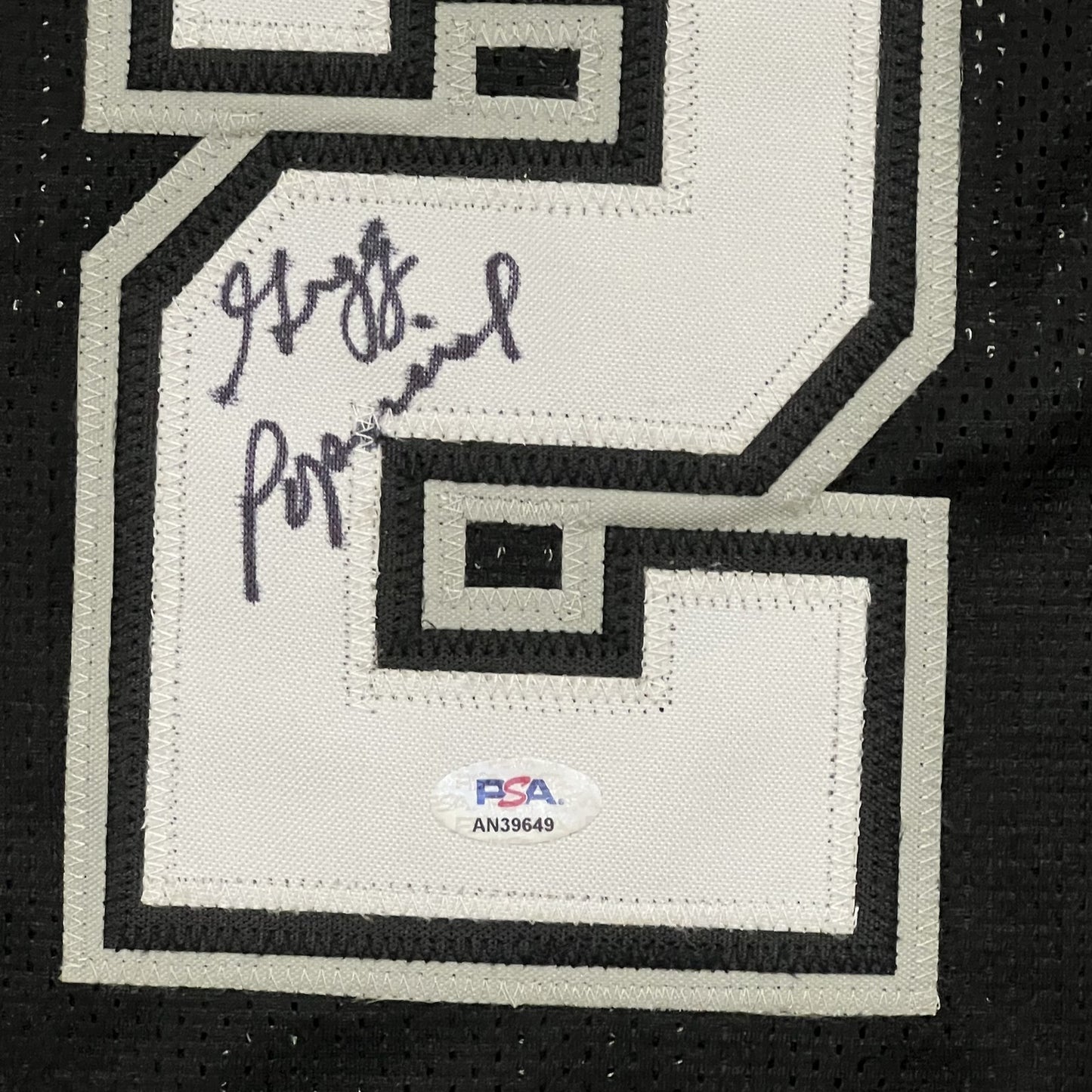 Gregg Popovich Signed Jersey PSA San Antonio Spurs Autographed