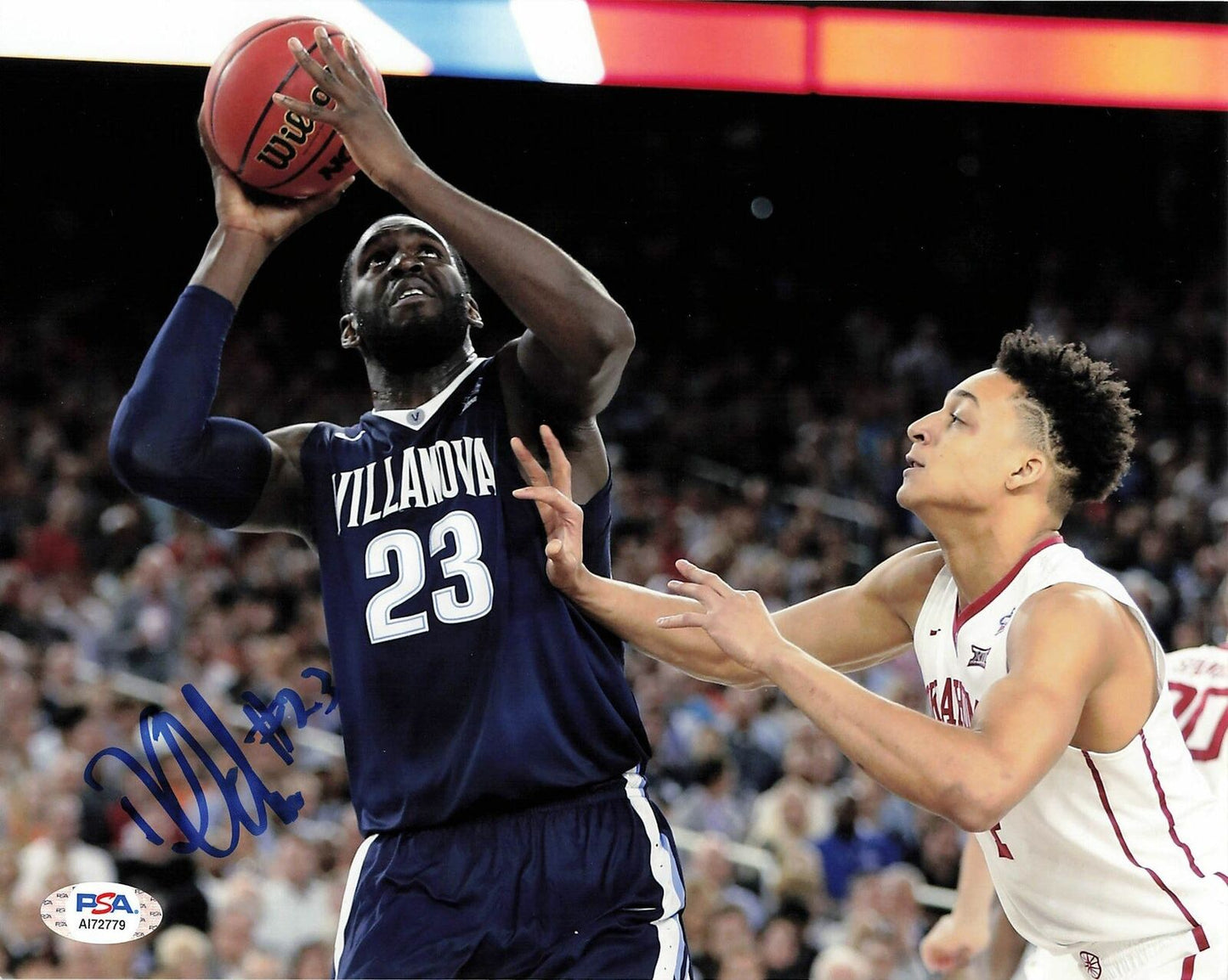 Daniel Ochefu signed 8x10 photo PSA/DNA Villanova Wildcats Autographed