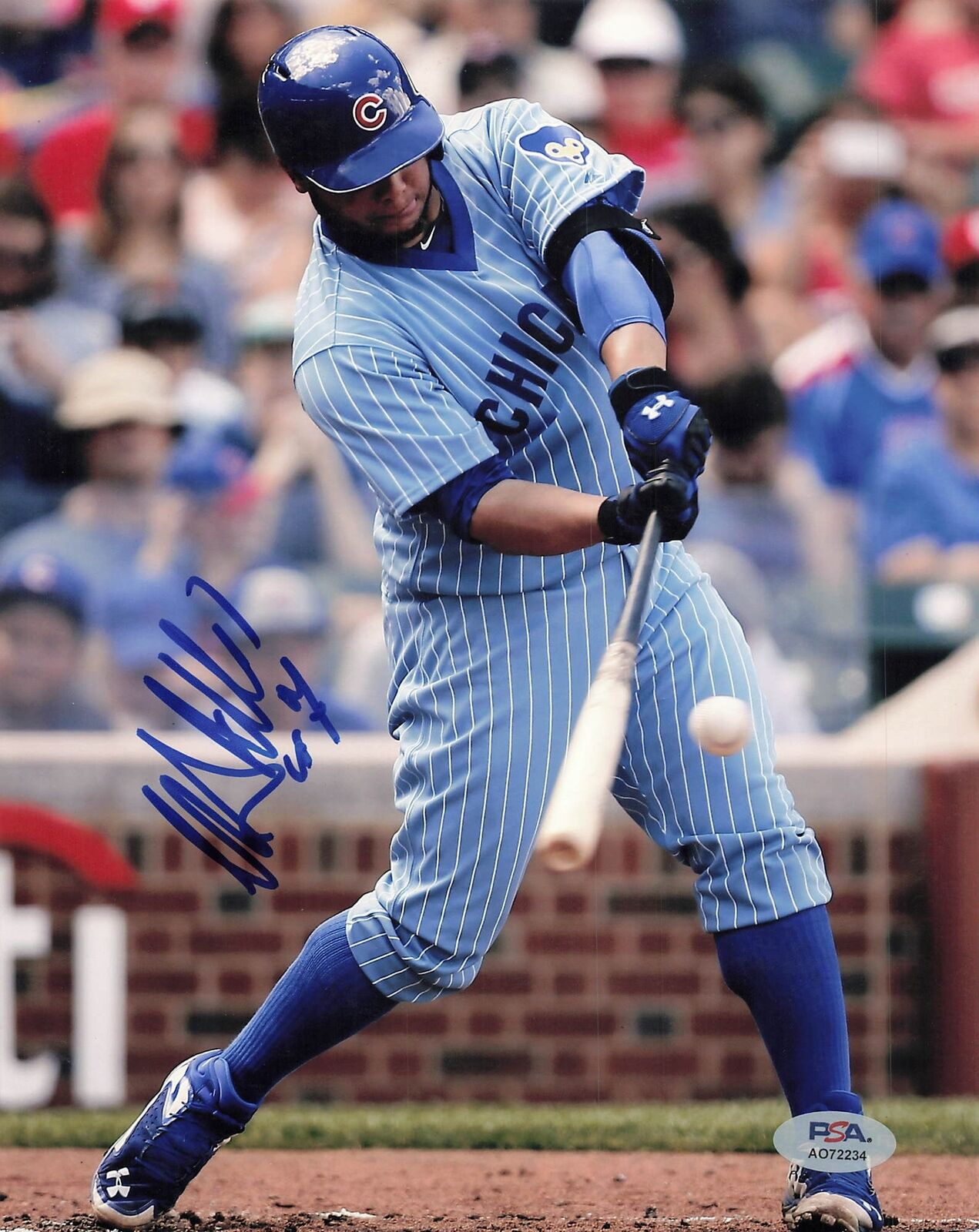 Welington Castillo signed 8x10 photo PSA Autographed Baseball