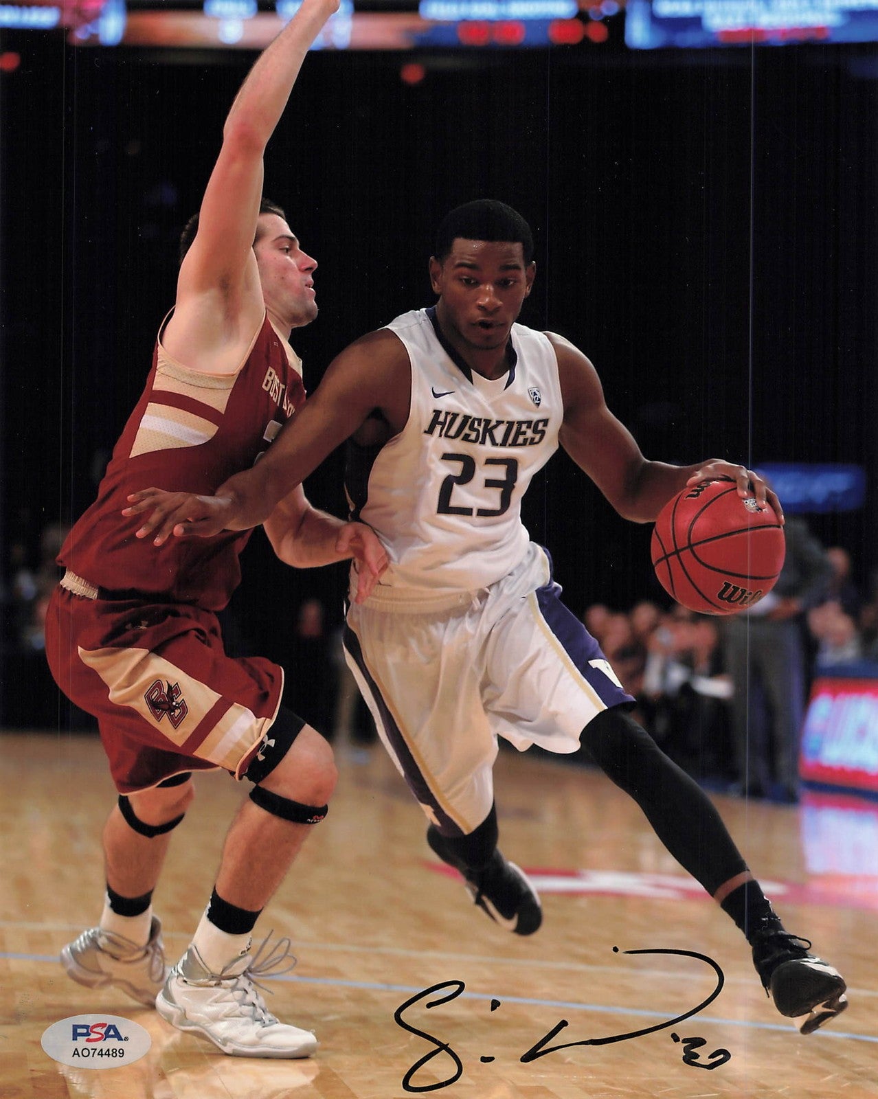 C.J. Wilcox Signed 8x10 Photo PSA Washington Huskies