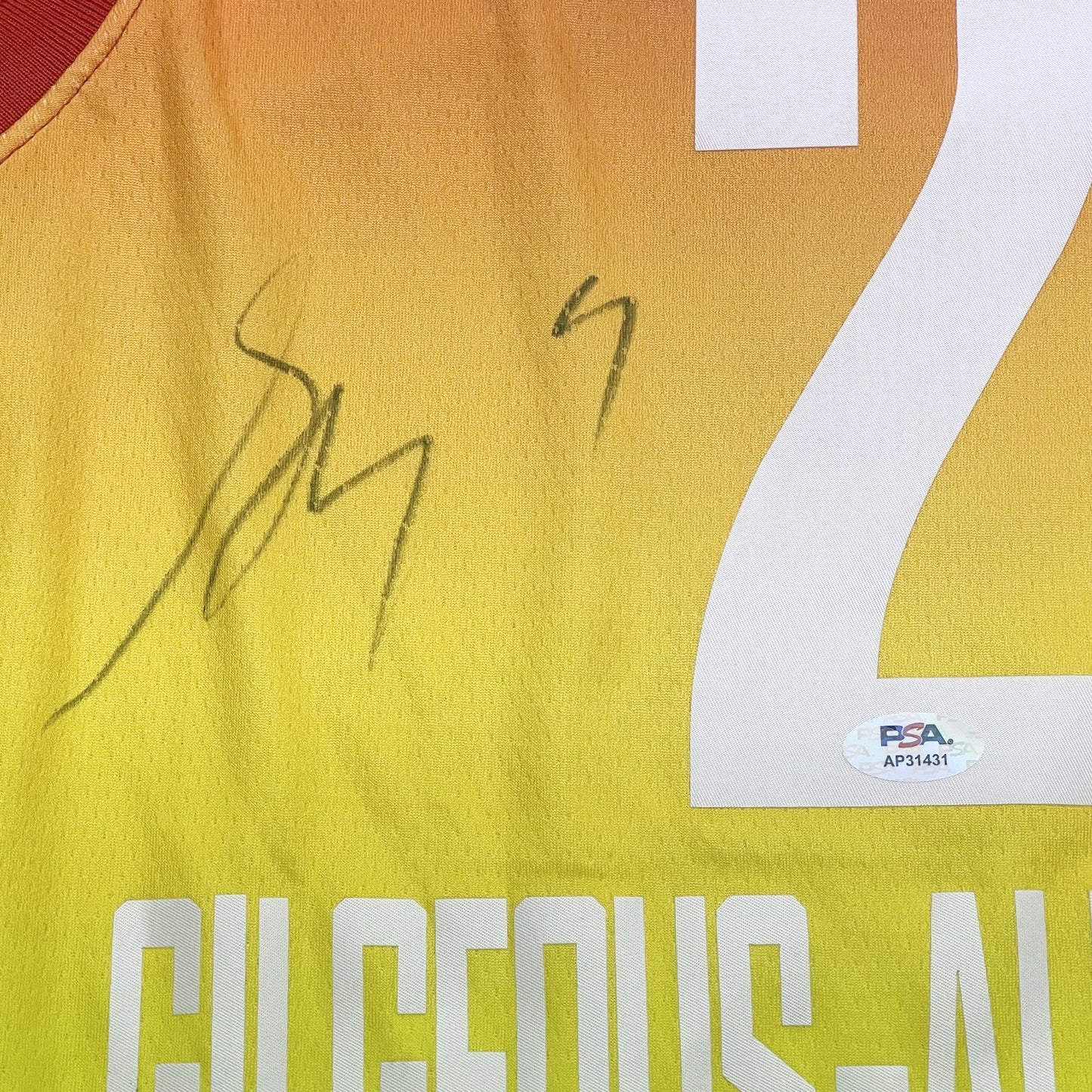 Shai Gilgeous-Alexander Signed All-Star Jersey PSA Autographed