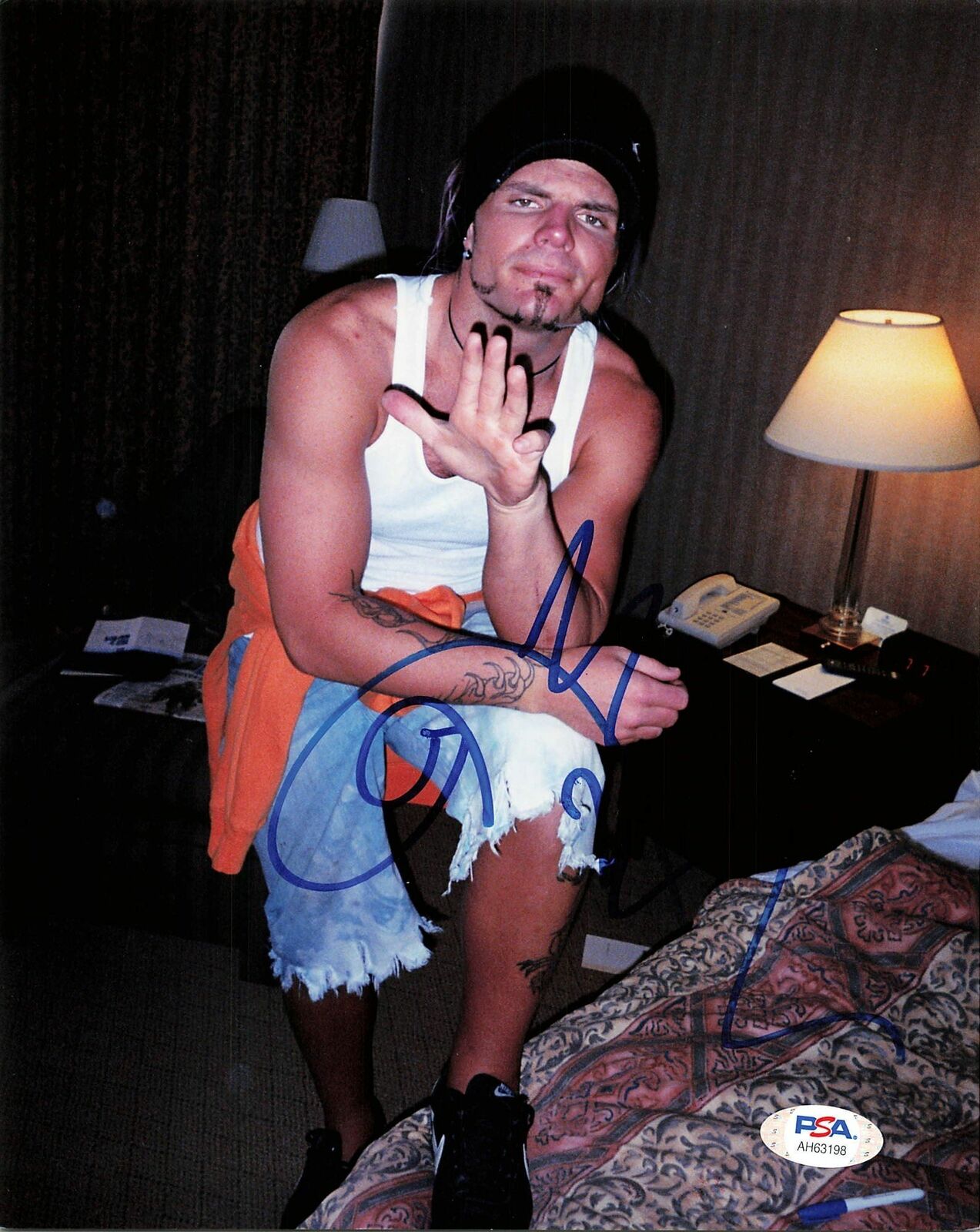 Jeff Hardy signed 8x10 photo PSA/DNA COA WWE Autographed Hardy Boyz