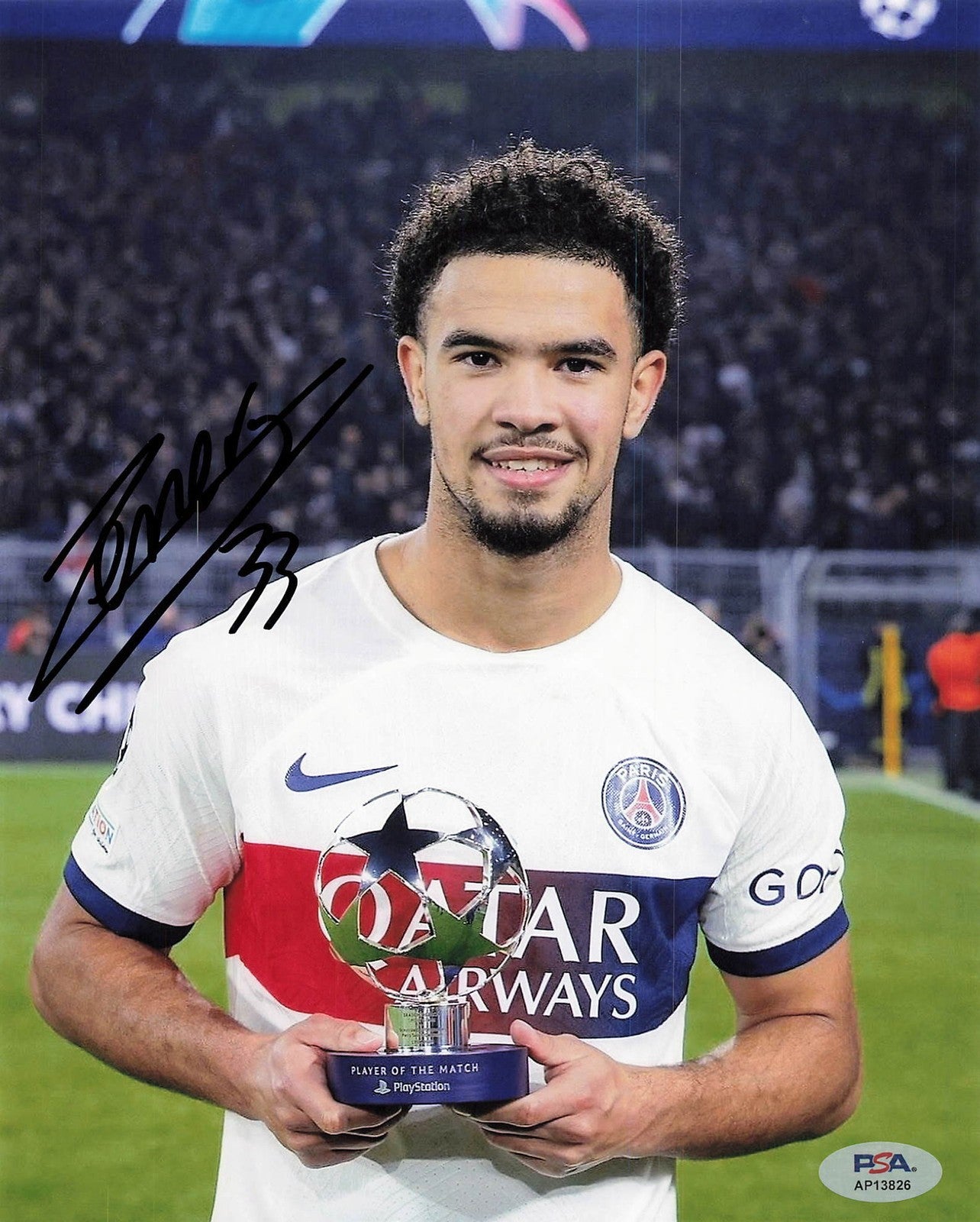 Warren Zaïre-Emery Signed 8x10 Photo PSA Autographed PSG