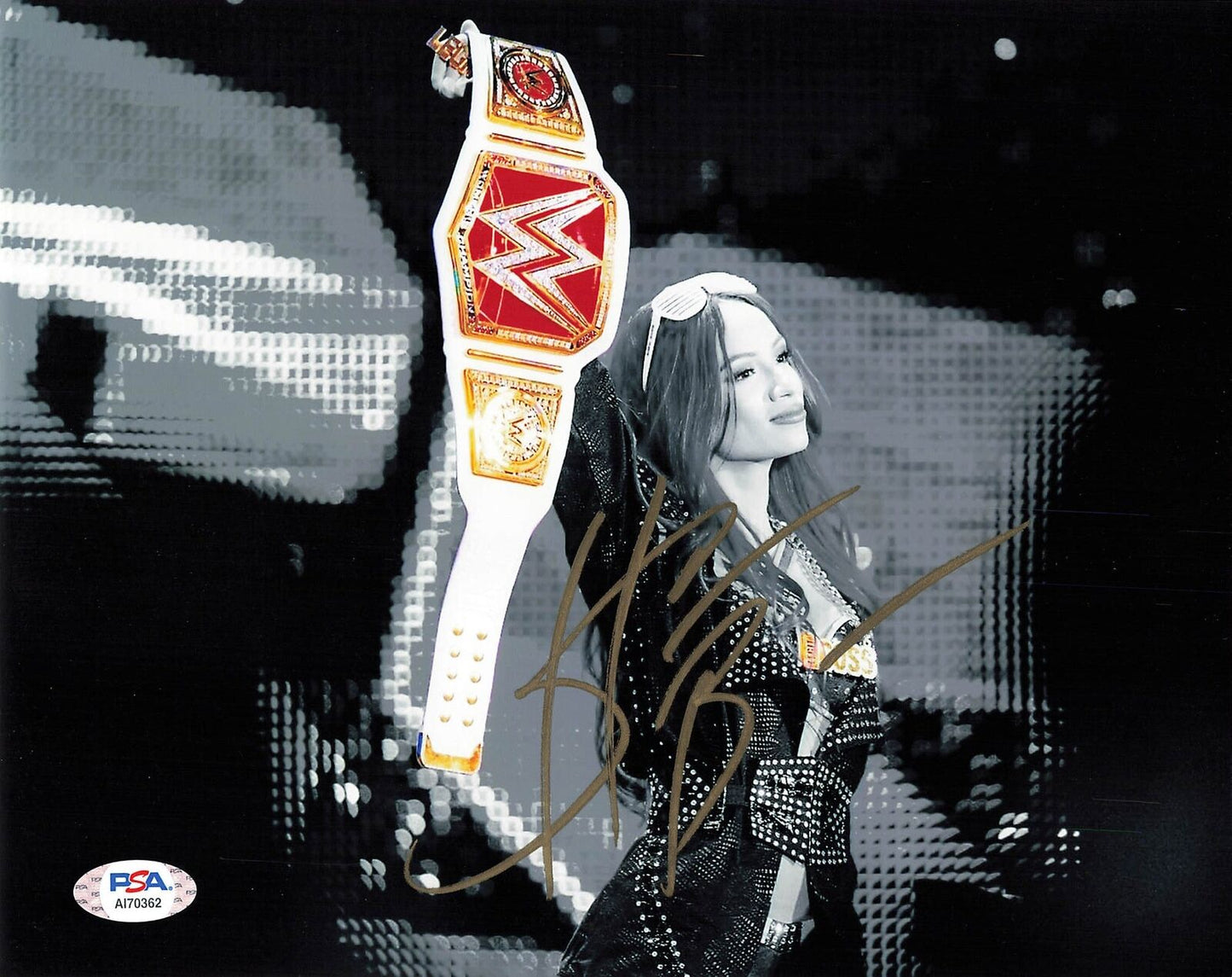 SASHA BANKS signed 8x10 photo PSA/DNA WWE Autographed Wrestling