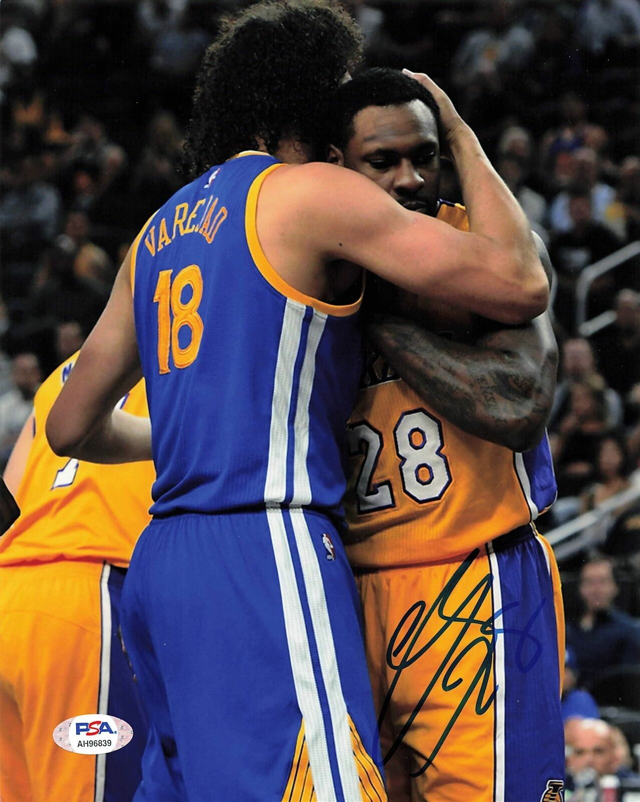 TARIK BLACK signed 8x10 photo PSA/DNA Los Angeles Lakers Autographed