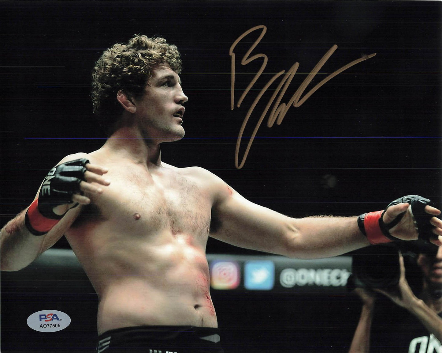 Ben Askren Signed 8x10 Photo PSA Wrestling