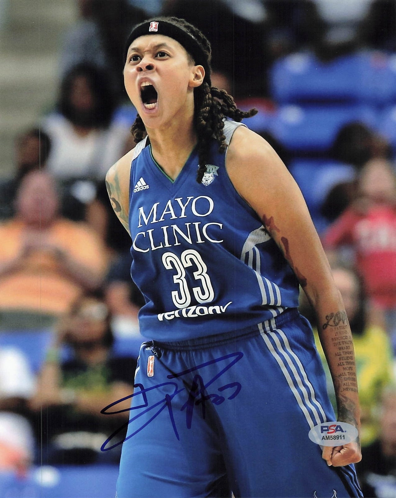 Seimone Augustus signed 8x10 photo PSA/DNA Minnesota Lynx Autographed