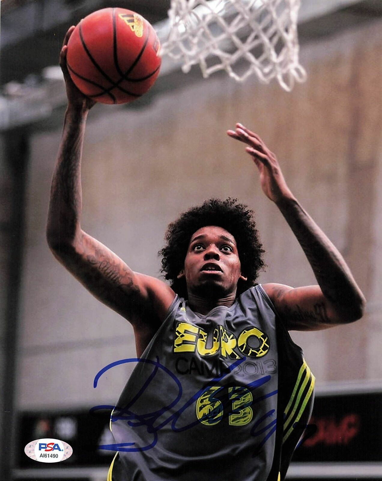 Lucas Nogueira signed 8x10 photo PSA/DNA Atlanta Hawks Autographed