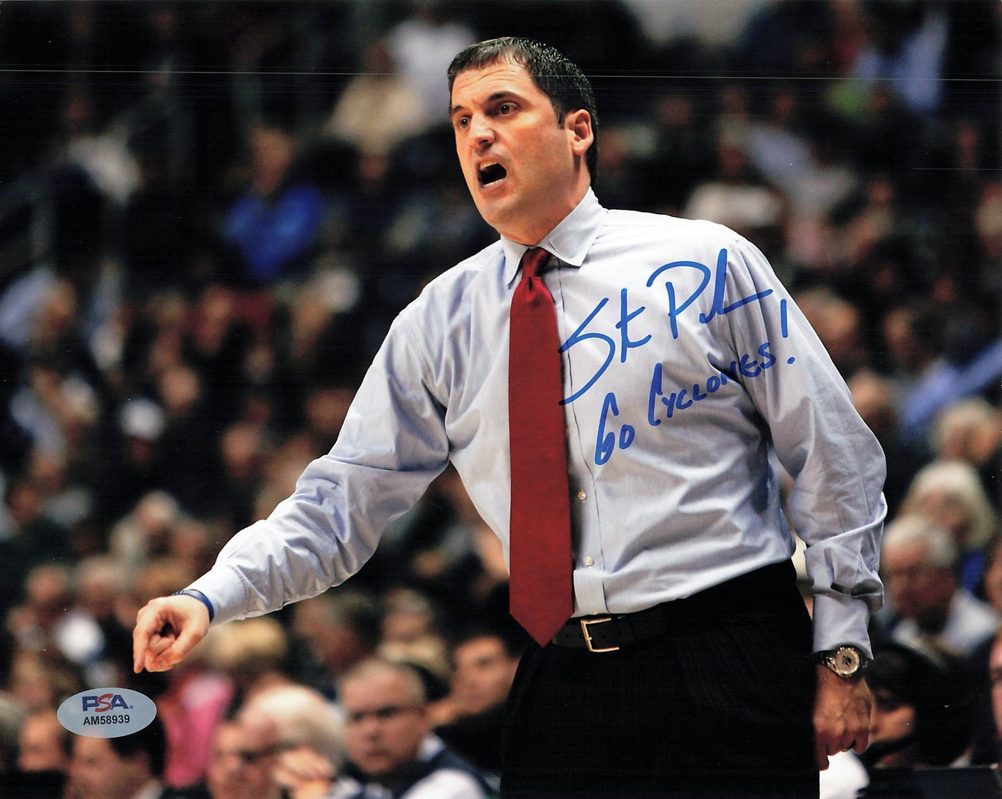 Steve Prohm signed 8x10 photo PSA/DNA Iowa State Cyclones Autographed
