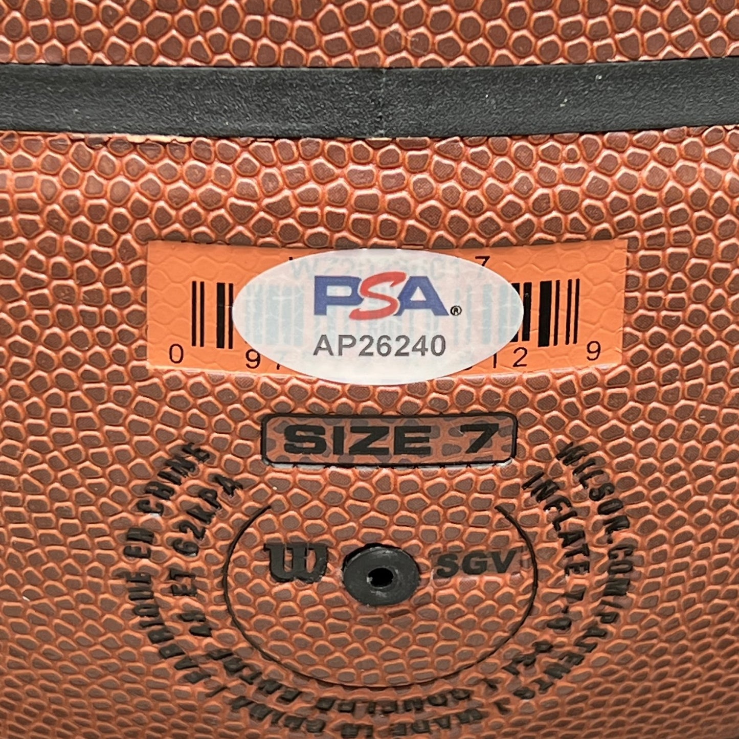 Austin Reaves Signed Wilson Basketball all PSA Los Angeles Lakers