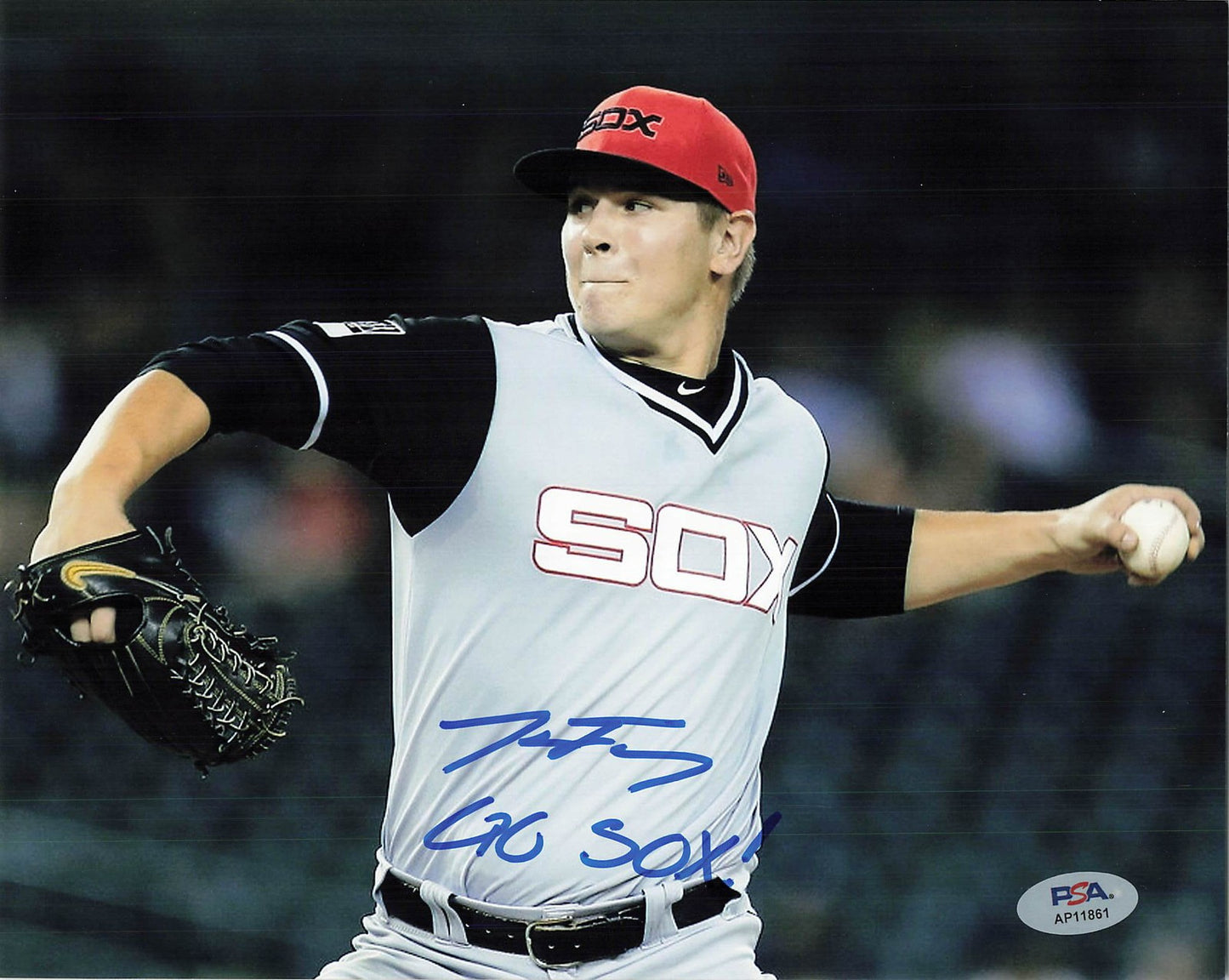 Jace Fry Signed 8x10 Photo PSA Chicago White Sox