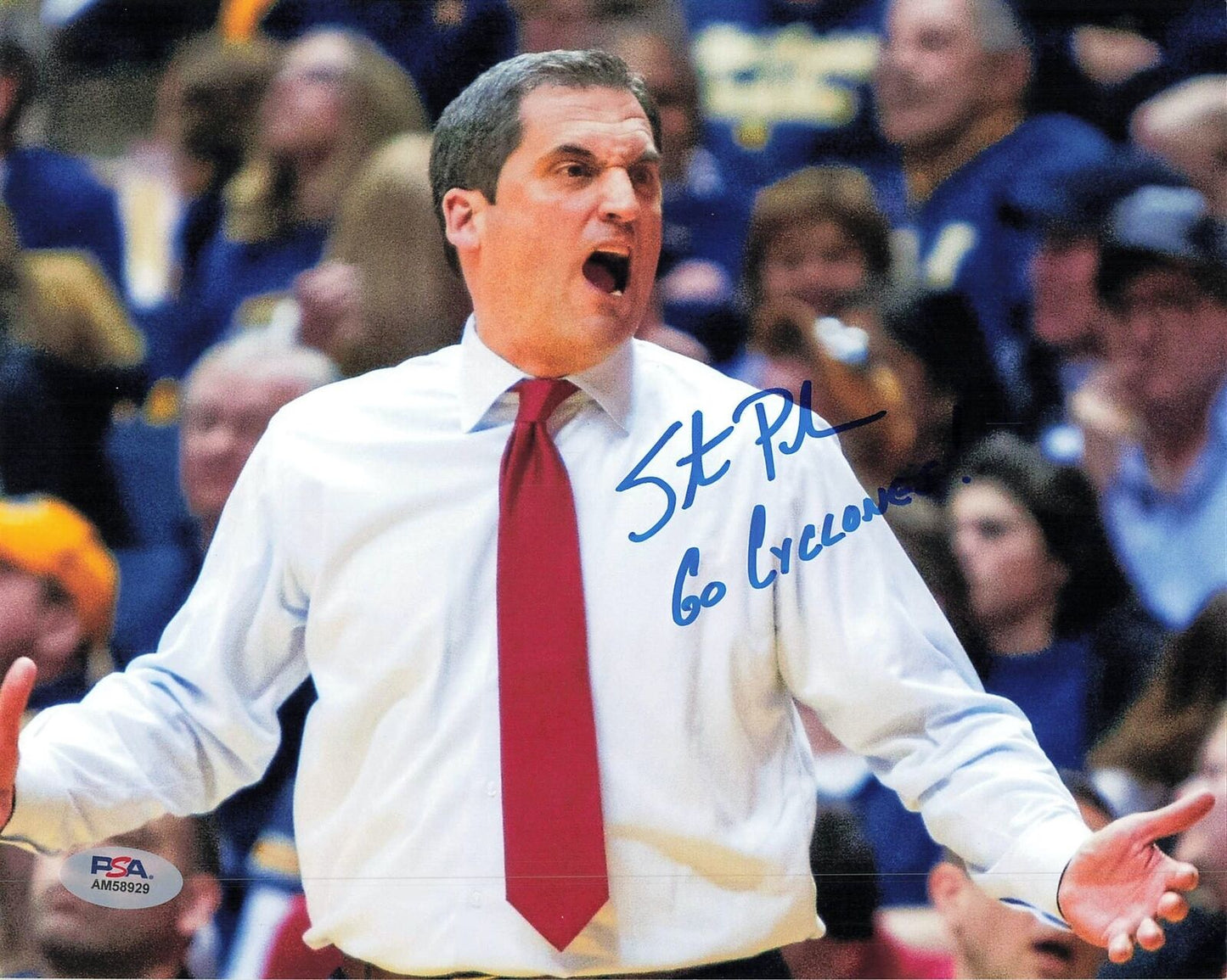 Steve Prohm signed 8x10 photo PSA/DNA Iowa State Cyclones Autographed