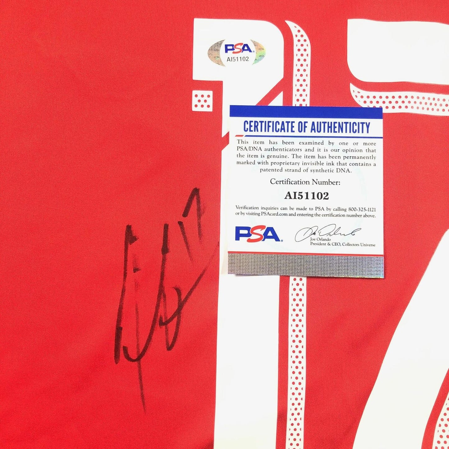 Jozy Altidore signed Jersey PSA/DNA Toronto FC autographed