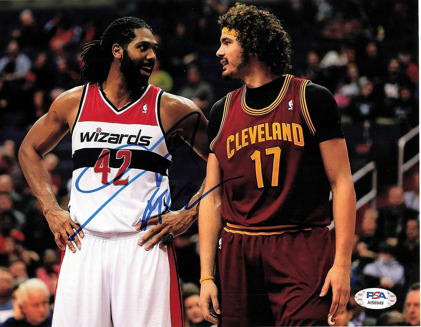 Nene Hilario signed 8x10 photo PSA/DNA Washington Wizards Autographed