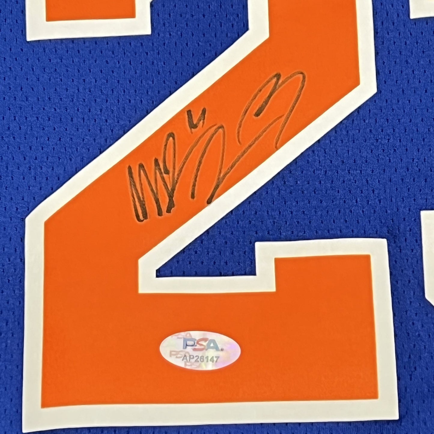 Mitchell Robinson Signed Jersey PSA New York Knicks Autographed