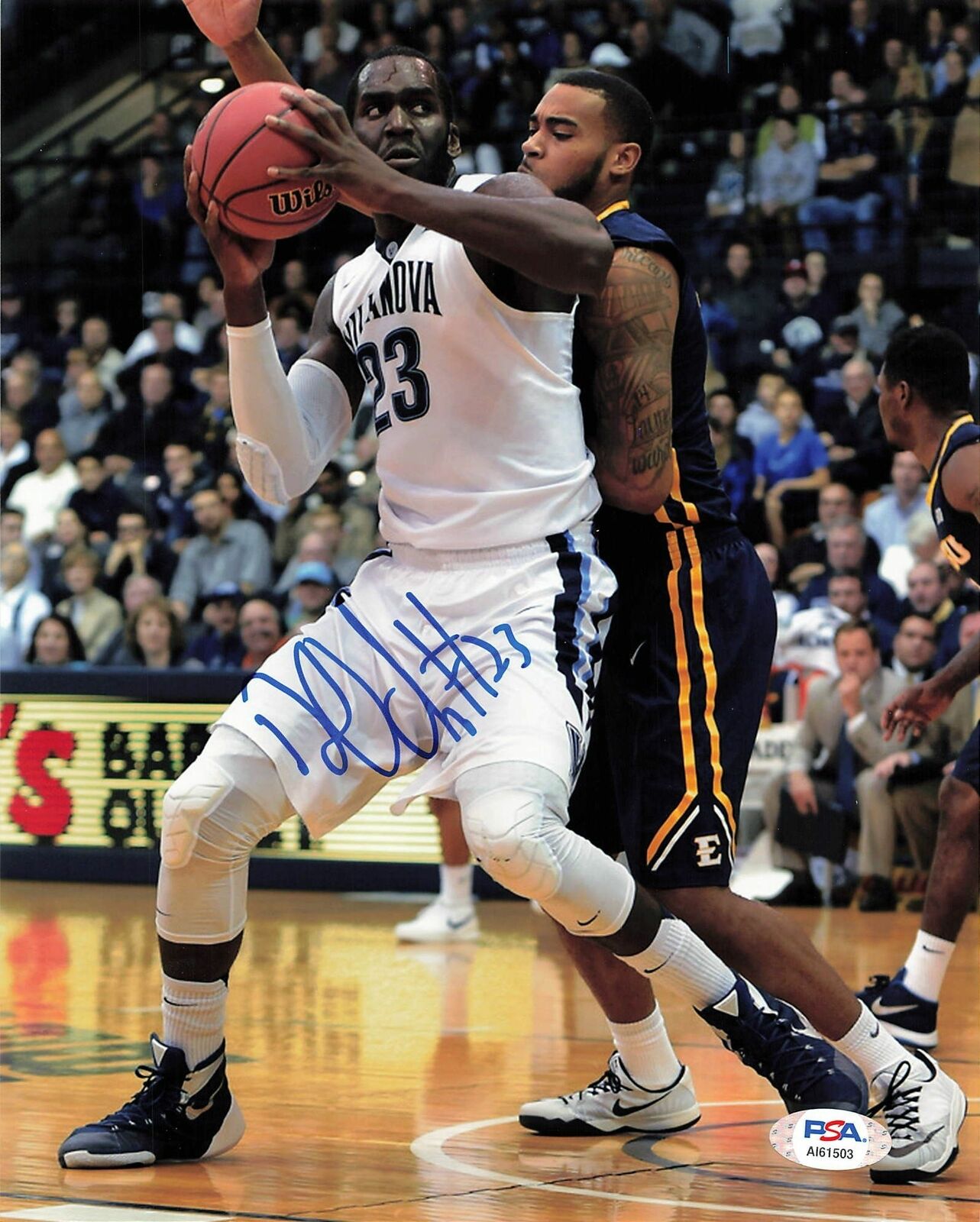 Daniel Ochefu signed 8x10 photo PSA/DNA Villanova Wildcats Autographed