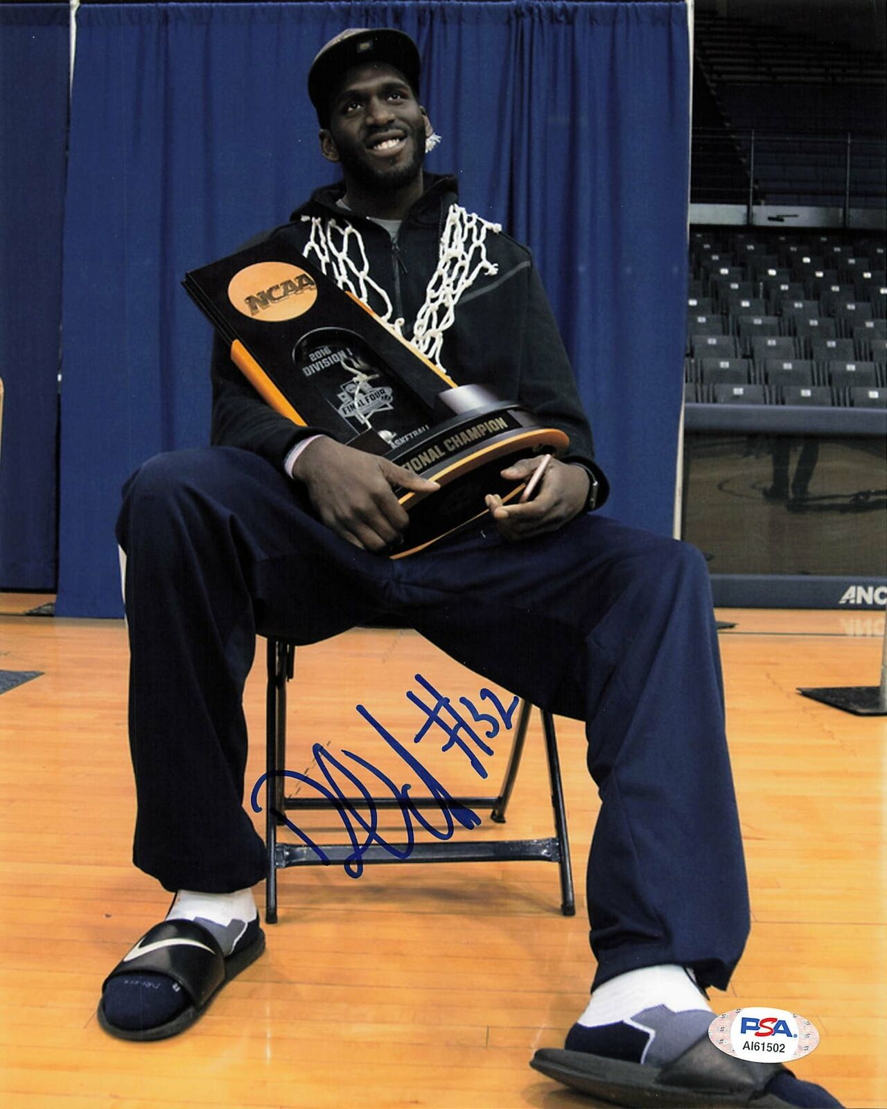 Daniel Ochefu signed 8x10 photo PSA/DNA Villanova Wildcats Autographed