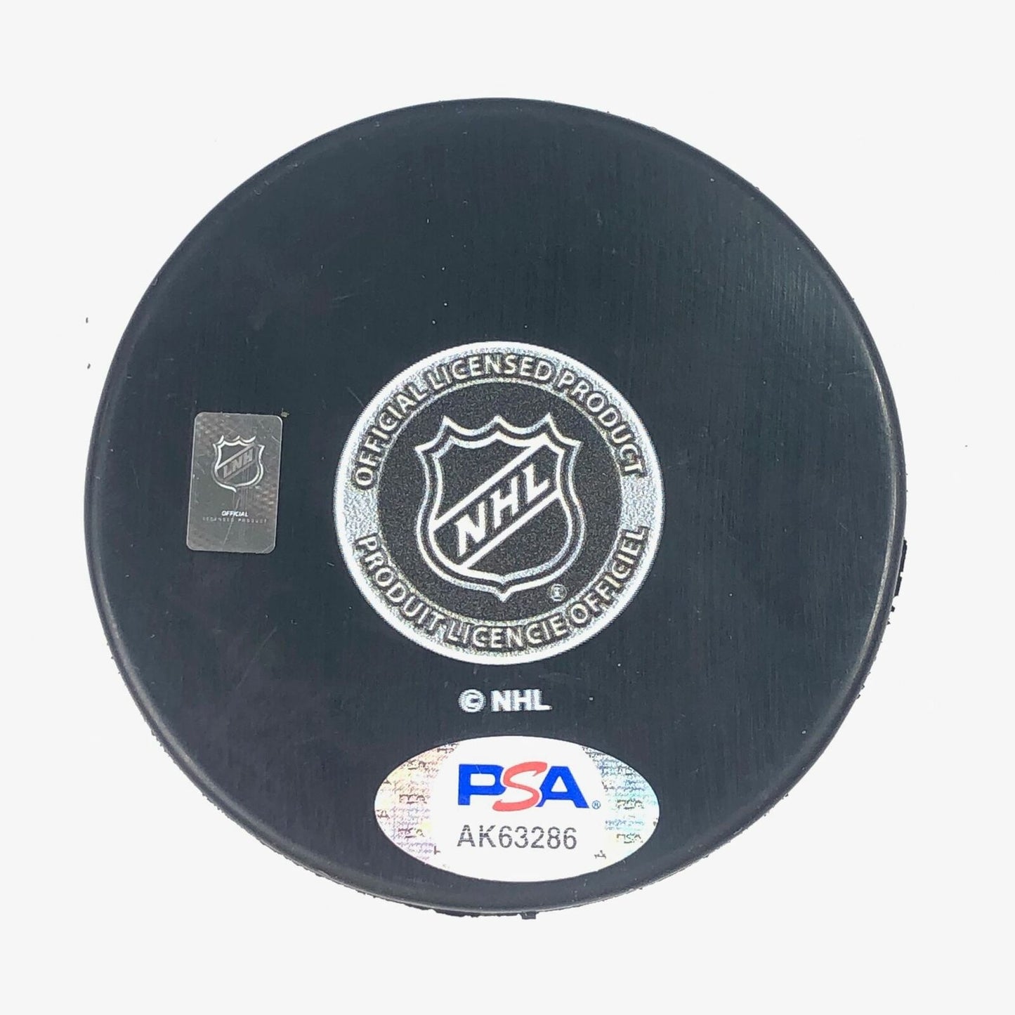TYLER JOHNSON signed Hockey Puck PSA/DNA Chicago Blackhawks Autographed