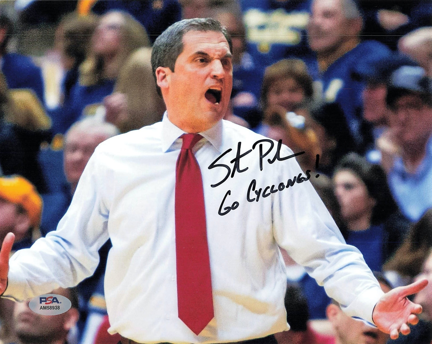 Steve Prohm signed 8x10 photo PSA/DNA Iowa State Cyclones Autographed