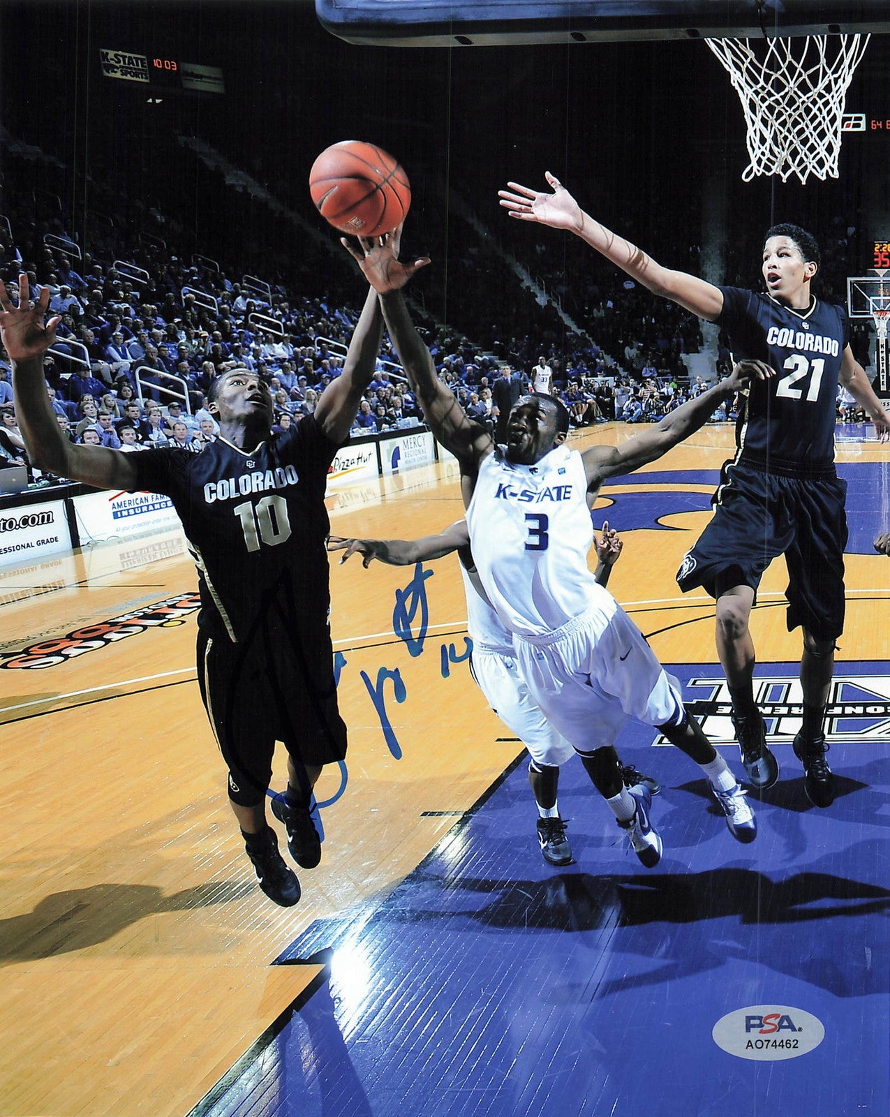 Alec Burks Signed 8x10 Photo PSA Colorado Buffaloes
