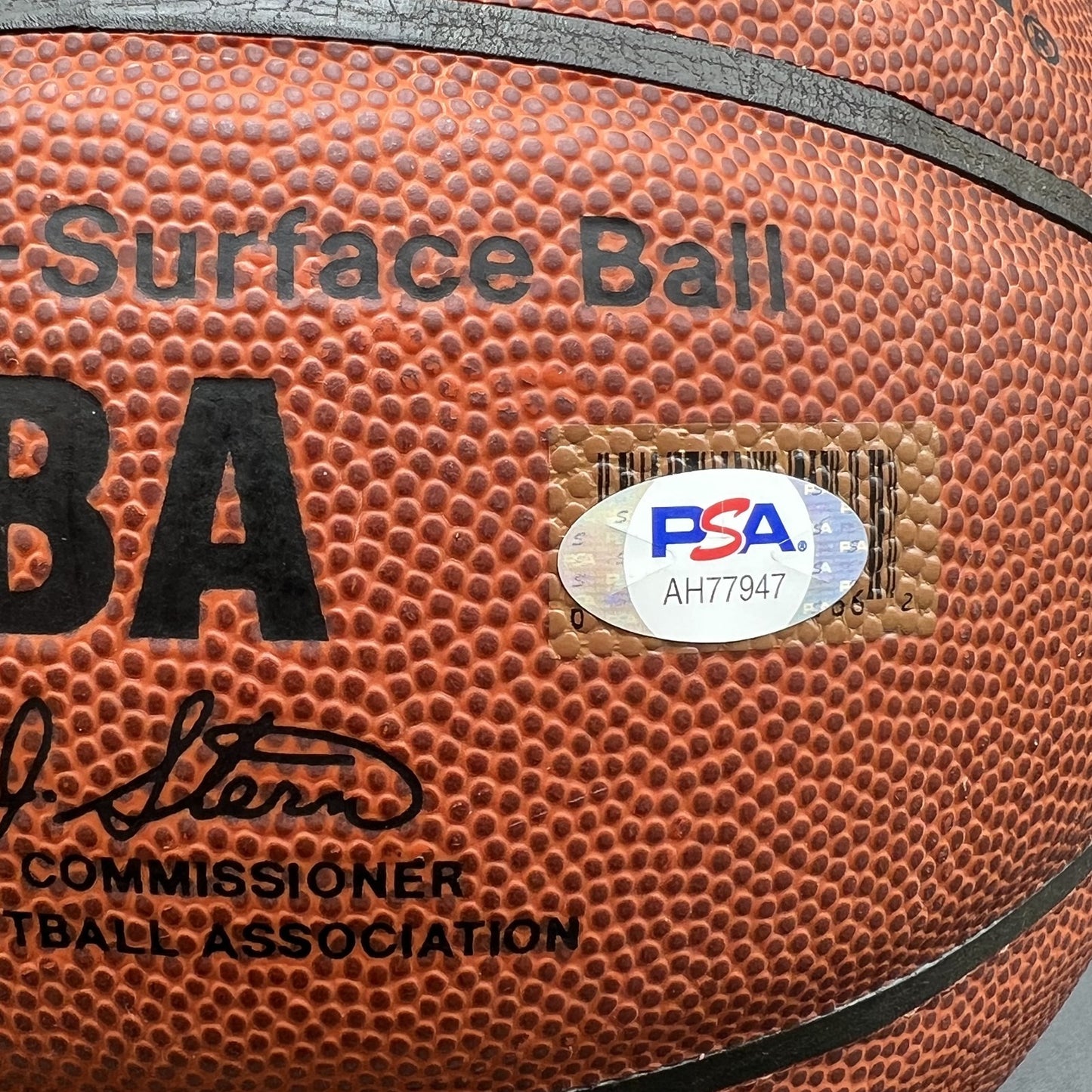 Mike Dunleavy Jr. Signed Basketball PSA Golden State Warriors