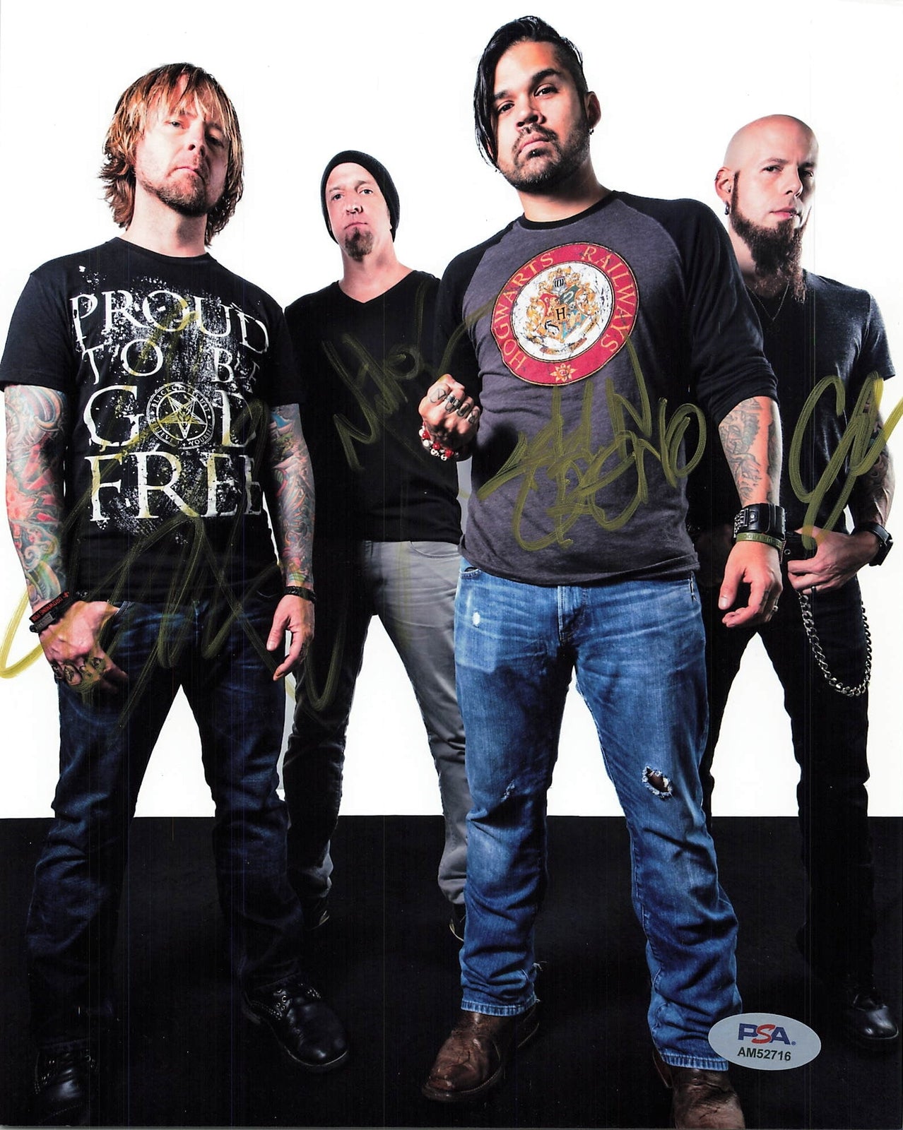 C.J. PIERCE and MIKE LUCE signed 8x10 photo PSA/DNA Autographed Musician