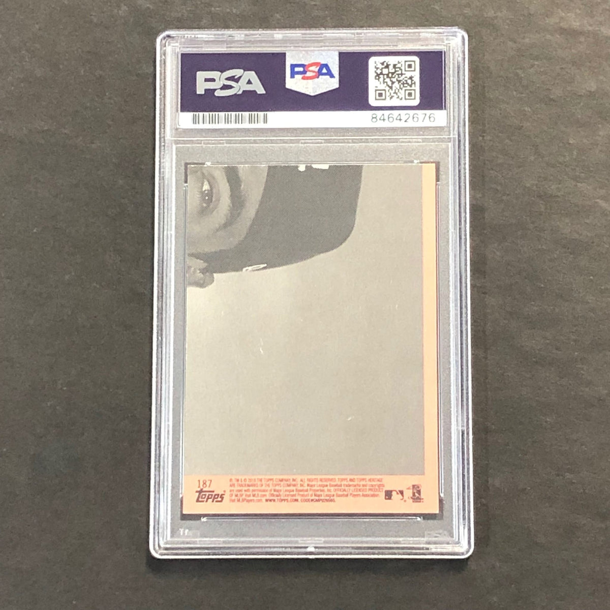 2019 The Topps News #185 Joey Votto Signed Card PSA Slabbed Auto Reds