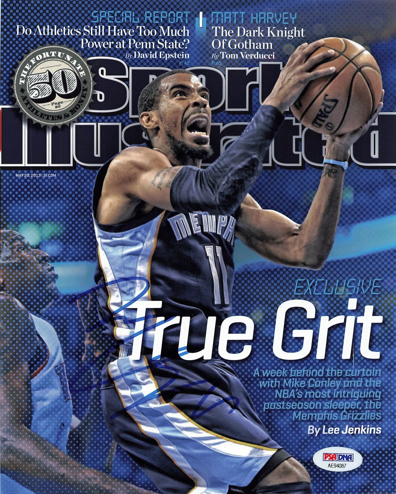 Mike Conley signed 8x10 photo PSA/DNA Memphis Grizzlies Autographed