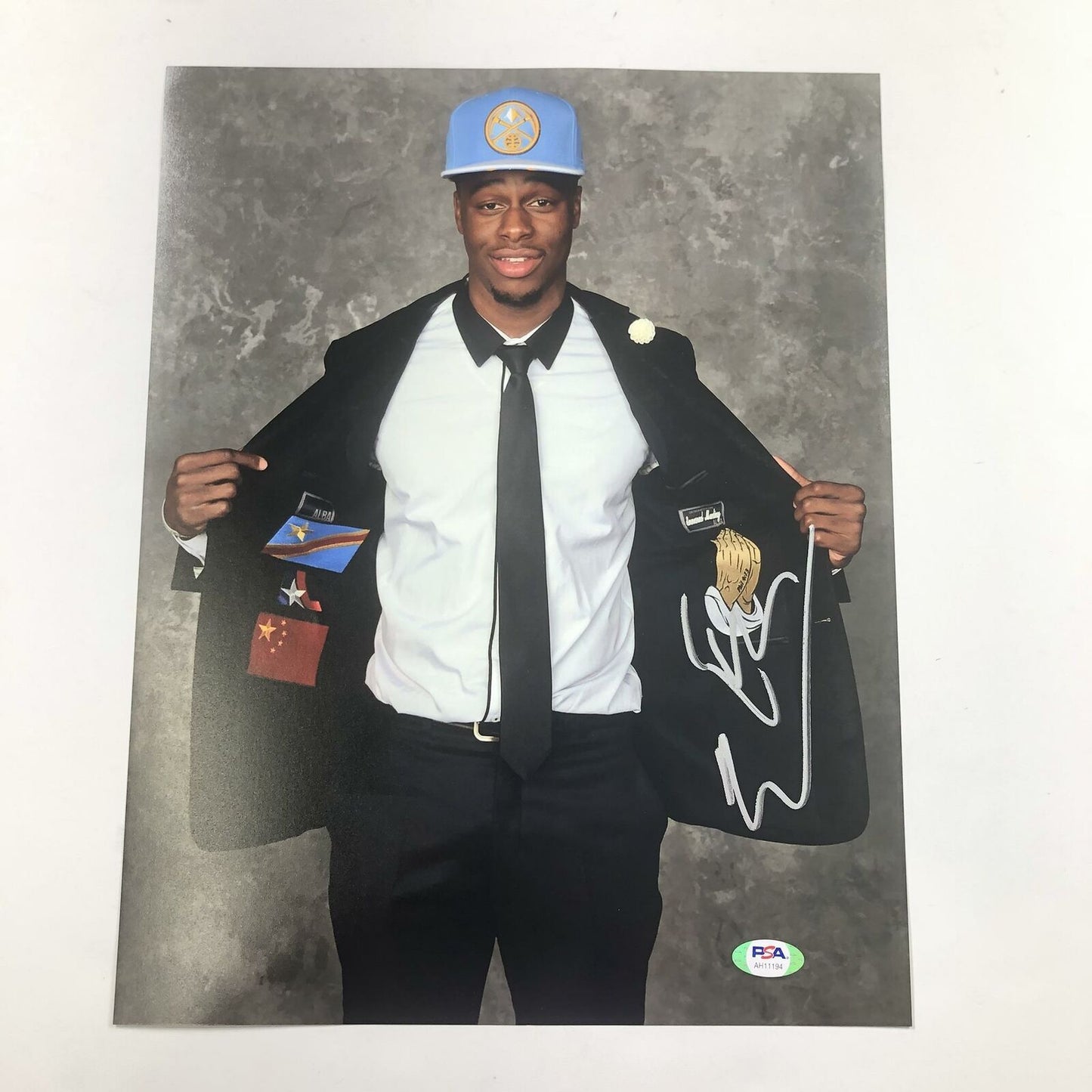 Emmanuel Mudiay signed 11x14 photo PSA/DNA Denver Nuggets Autographed Jazz