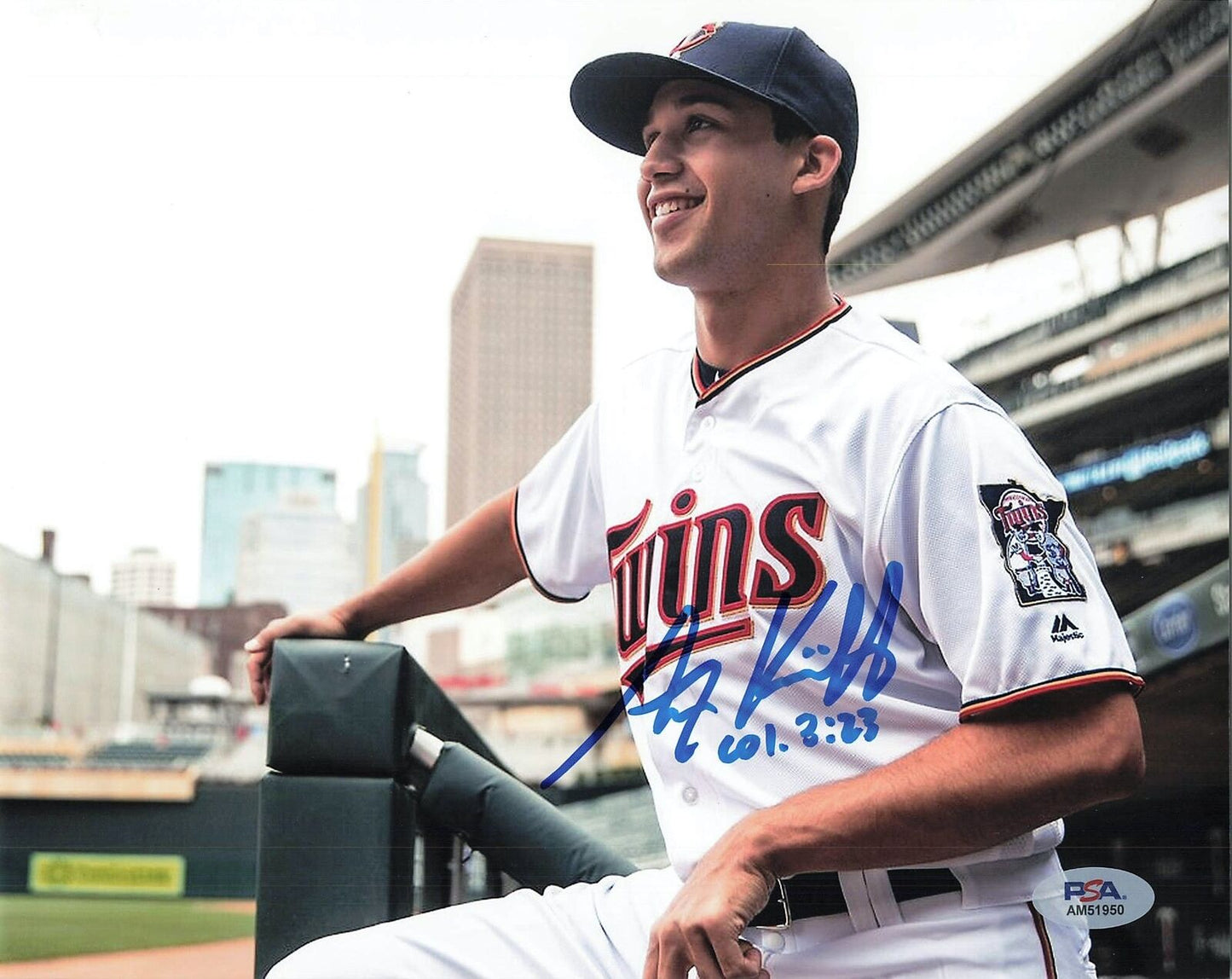 Alex Kirilloff signed 8x10 photo PSA/DNA Minnesota Twins Autographed