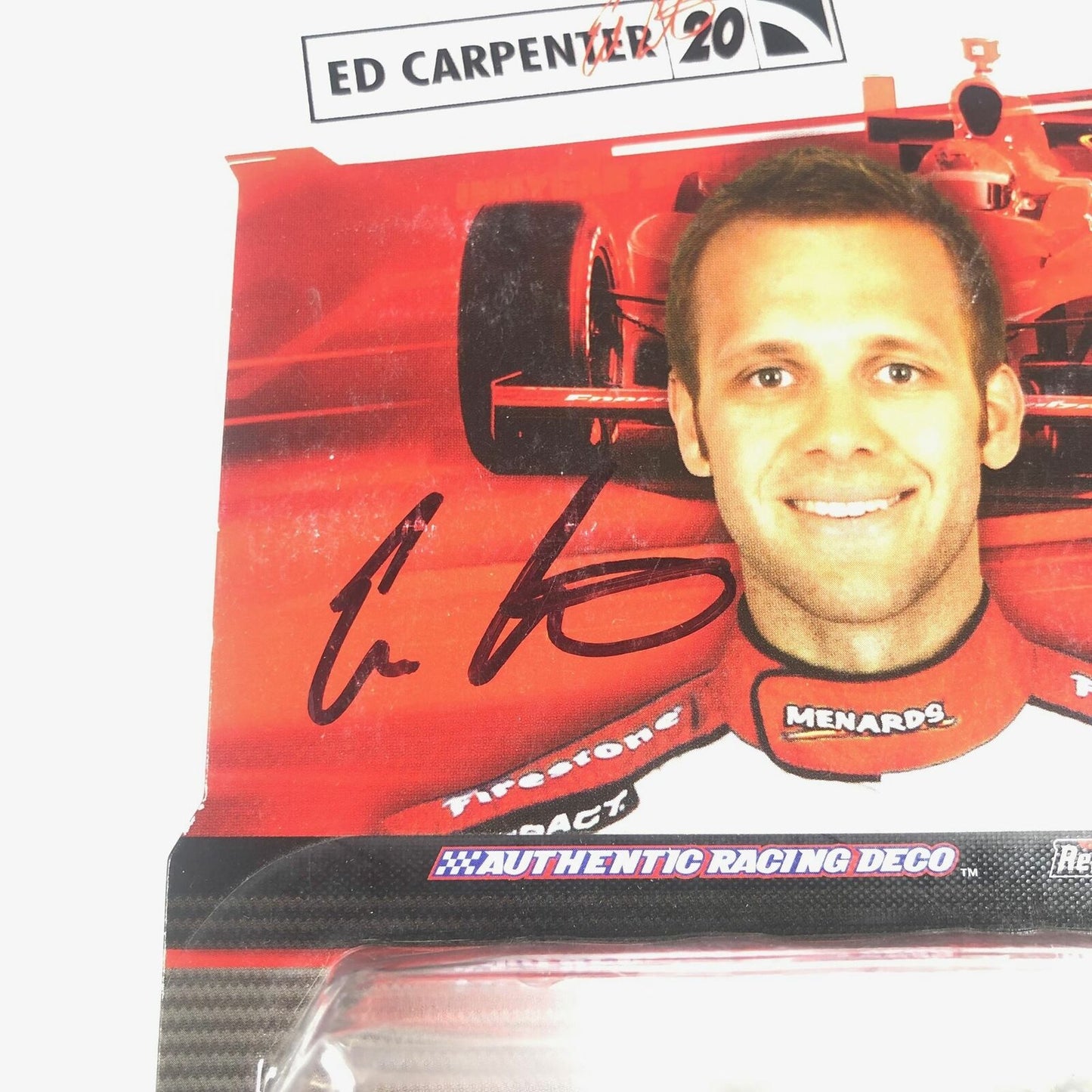 ED CARPENTER Signed Hot Wheels Toybox PSA/DNA Racing