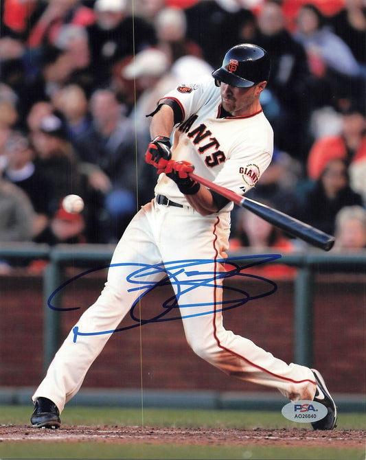 Nate Schierholtz signed 8x10 photo PSA/DNA San Francisco Giants Autographed