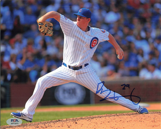 Rob Zastryzny Signed 8x10 Photo PSA Chicago Cubs