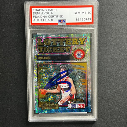 2020 Panini Prizm Draft Picks #5 Deni Avdija PSA 10 Wizards
