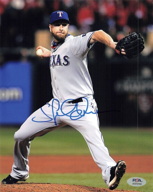 Scott Feldman signed 8x10 photo PSA/DNA Texas Rangers Autographed